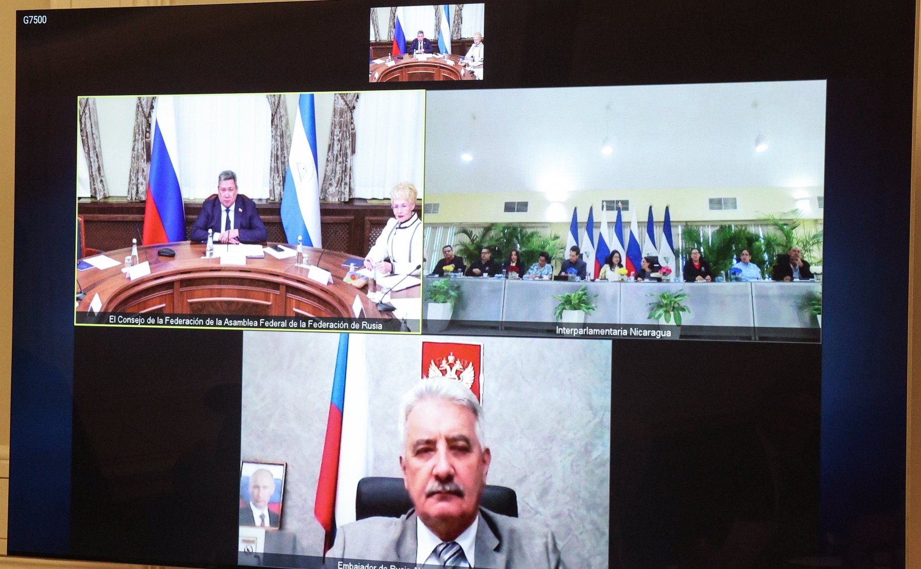 Совместное заседание групп дружбы Совета Федерации и Национальной ассамблеи Республики Никарагуа, приуроченное ко Дню дружбы между Россией и Никарагуа