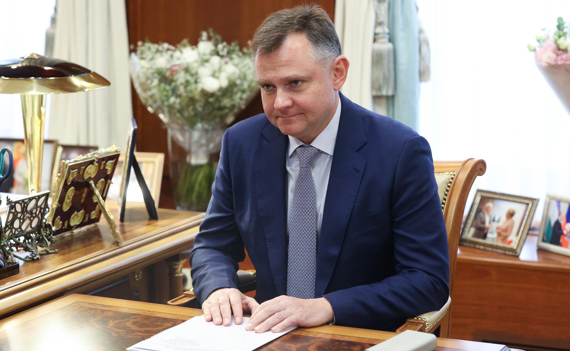 Валентина Матвиенко провела встречу с губернатором Ростовской области Юрием Слюсарем