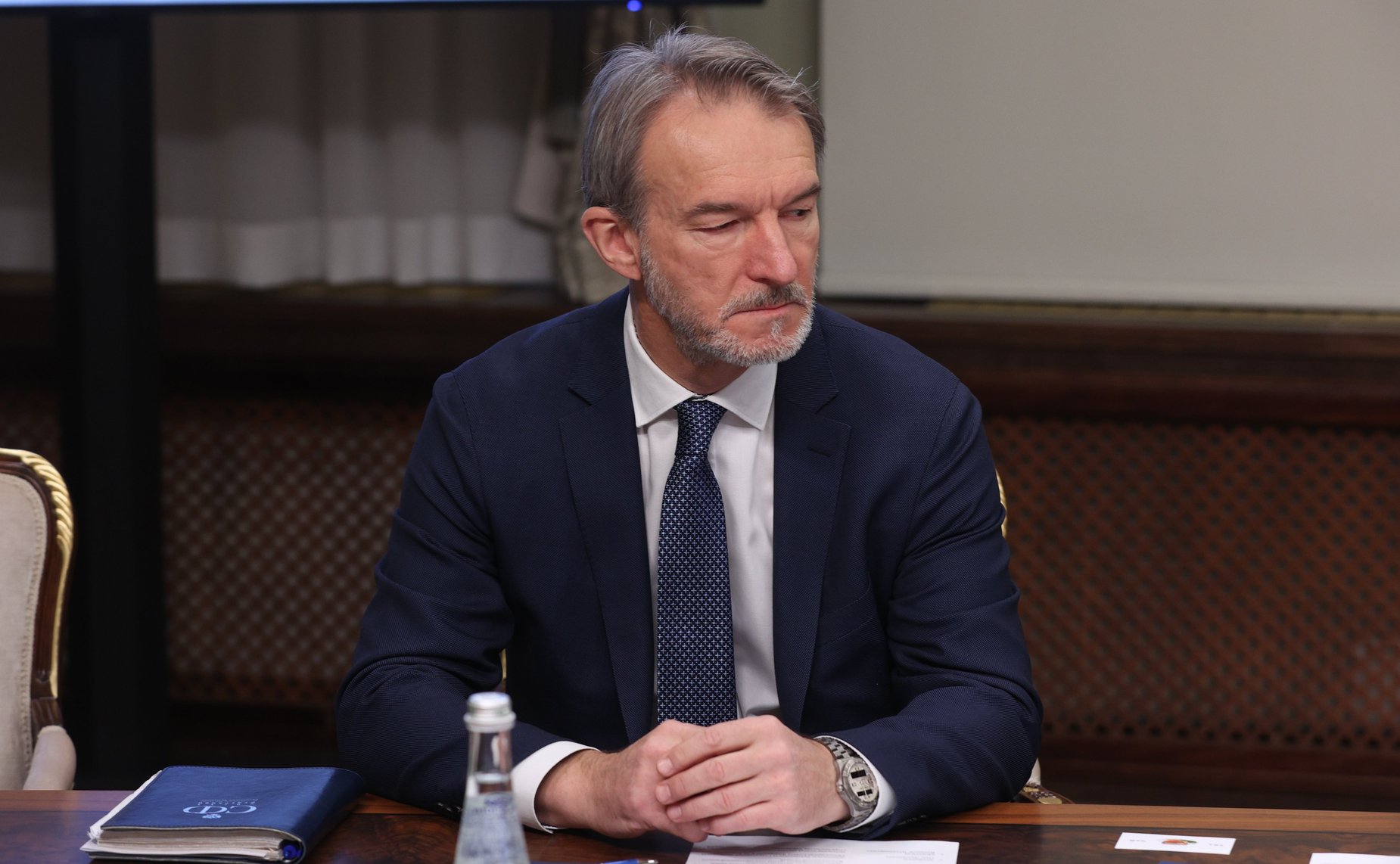 Встреча заместителя Председателя Совета Федерации Константина Косачева с Чрезвычайным и Полномочным Послом Султаната Оман в РФ Хамудом Салимом Абдуллой Аль Тувайхом