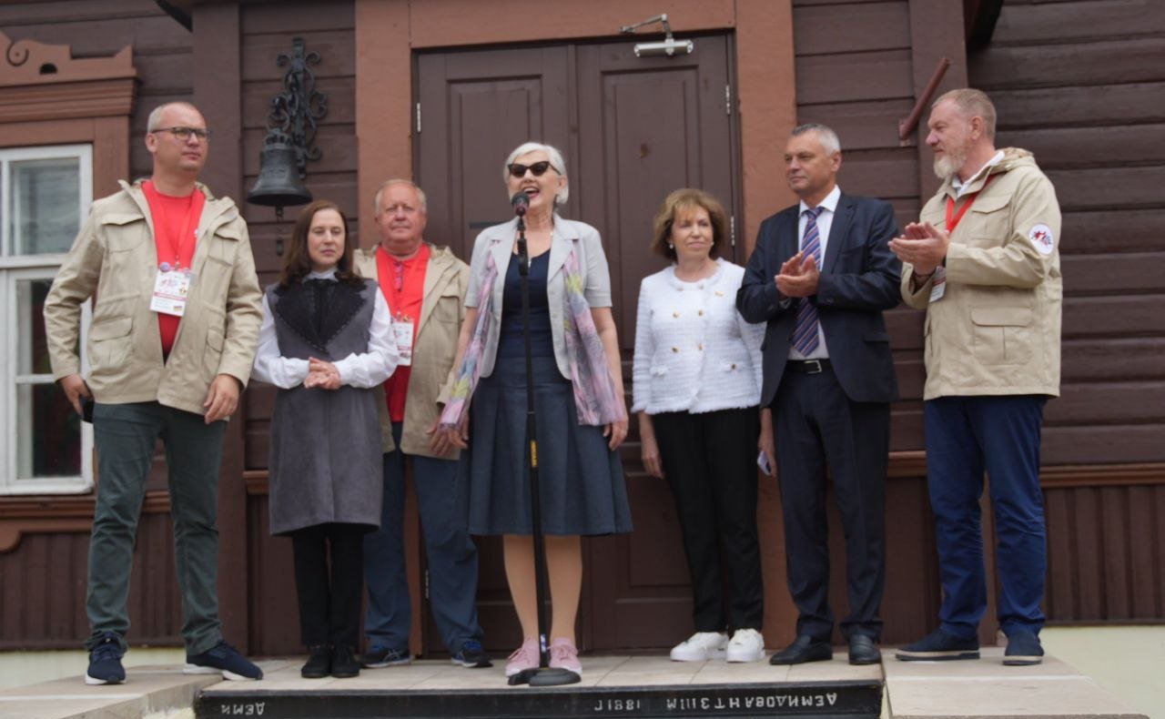 Людмила Скаковская приветствовала юных пассажиров «Поезда Памяти» на тульской земле