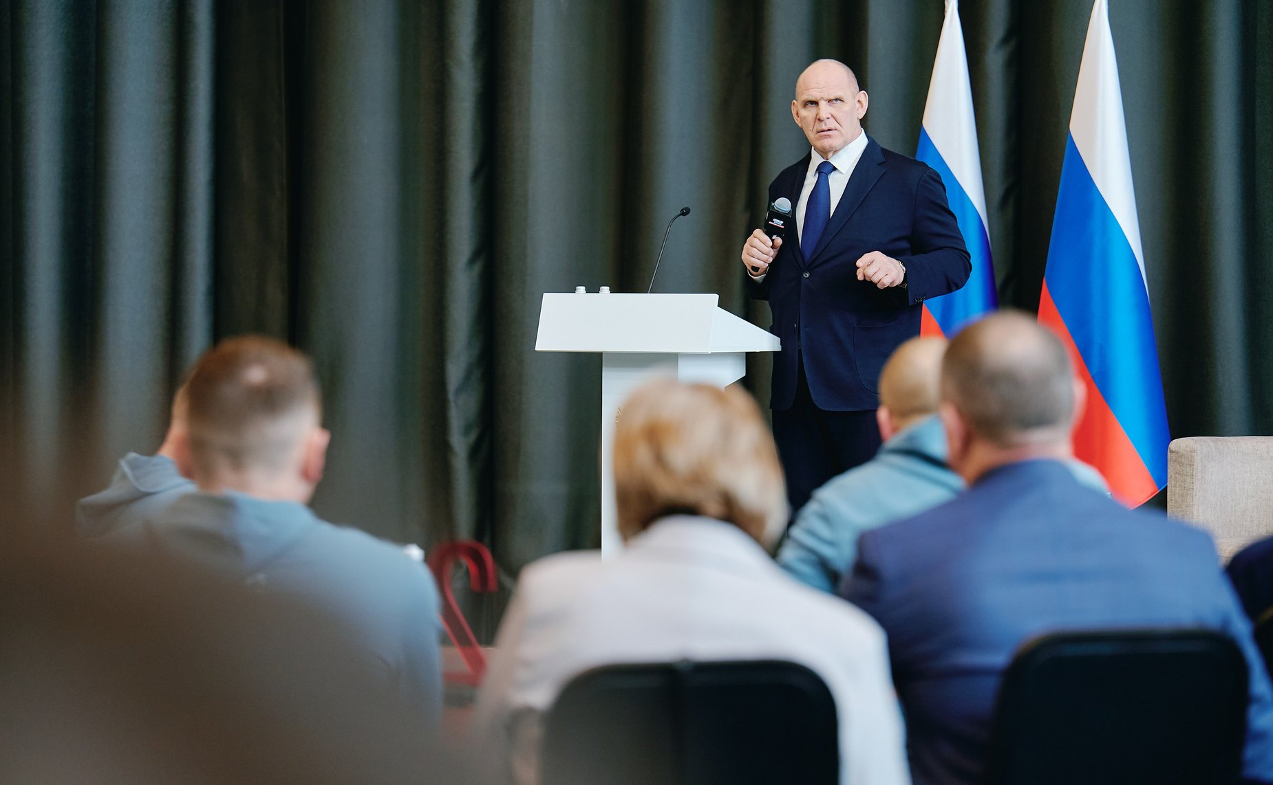 Встреча Александра Карелина с военнослужащими и ветеранами специальной военной операции