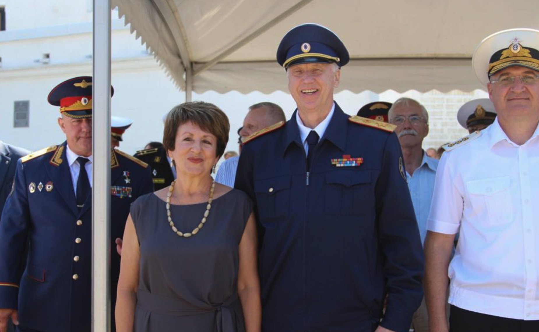 Екатерина Алтабаева в День знаний приняла участие в открытии Севастопольского кадетского корпуса