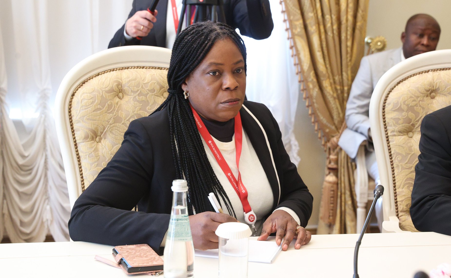 Беседа спикера СФ Валентины Матвиенко с Председателем Парламента Республики Гана состоялась «на полях» Невского международного экологического конгресса в Санкт-Петербурге