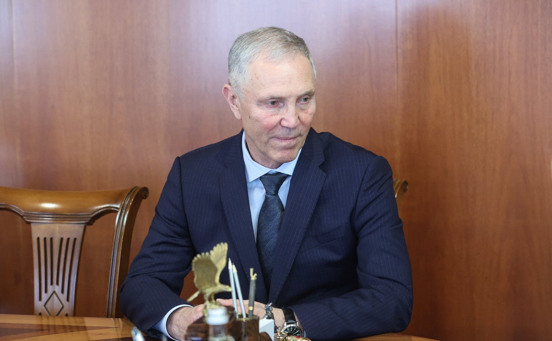 Валентина Матвиенко провела встречу с врио губернатора Херсонской области Владимиром Сальдо