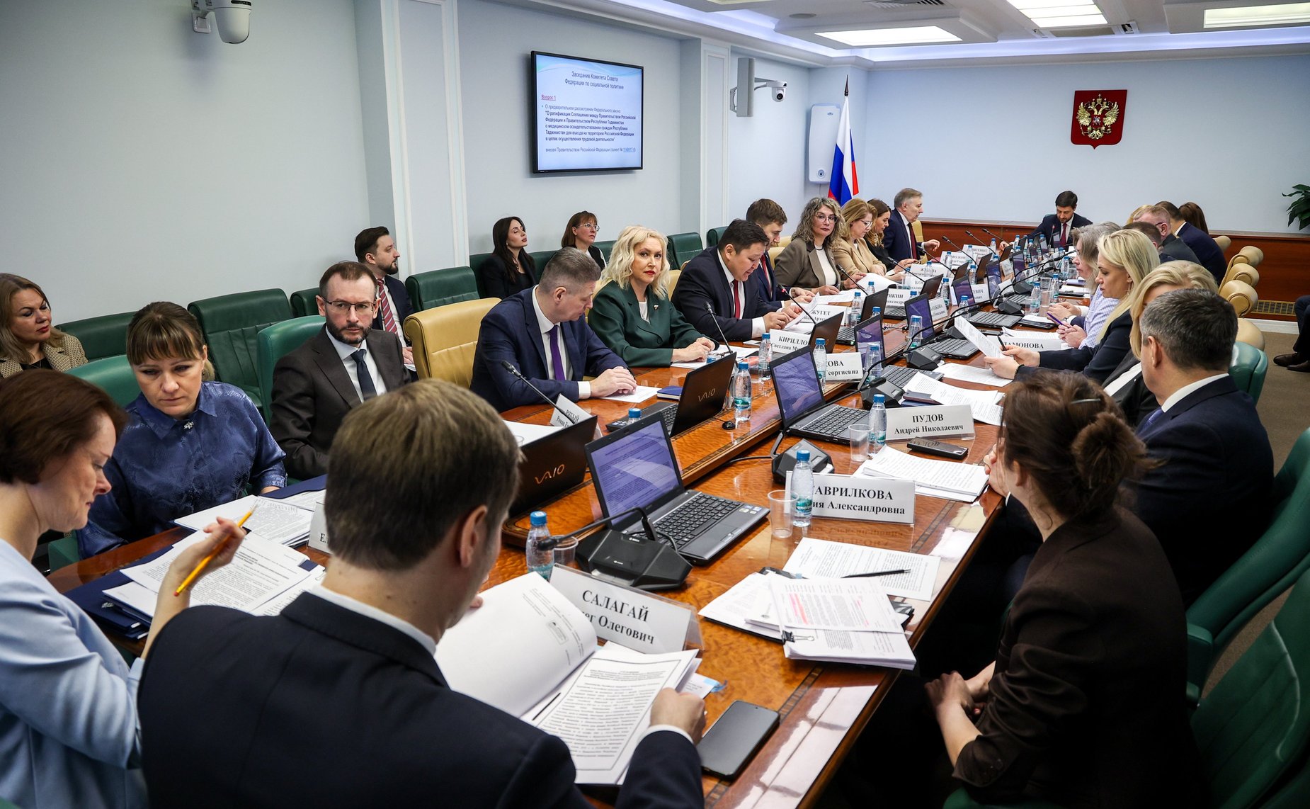 Заседание Комитета Совета Федерации по социальной политике