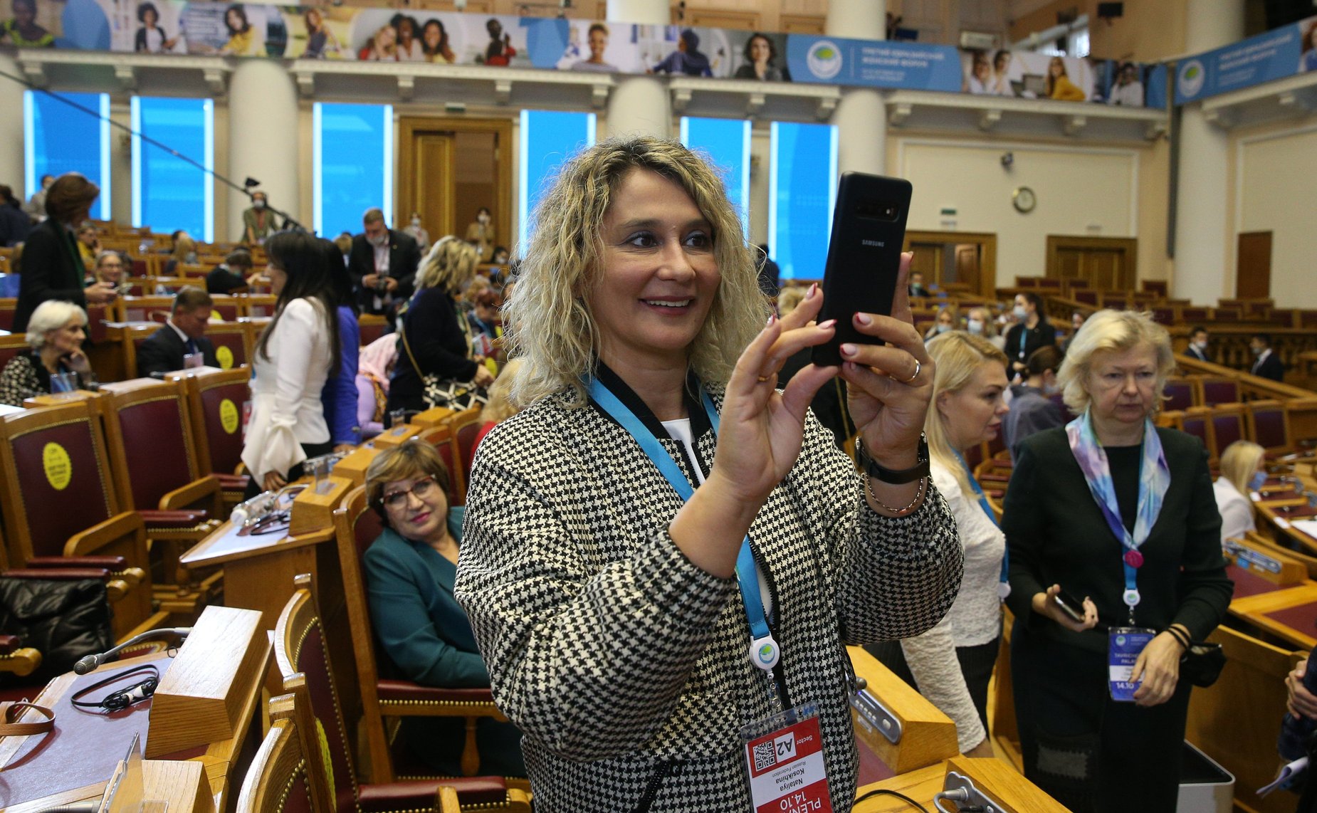 Заключительное пленарное заседание Третьего Евразийского женского форума «Женщины: глобальная миссия в новой реальности»