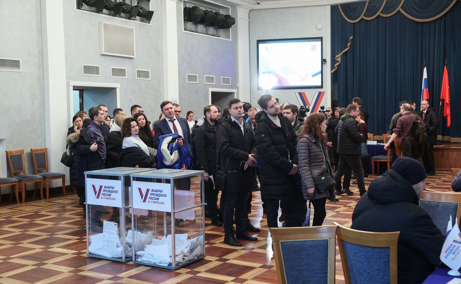 Валентина Матвиенко приняла участие в голосовании на выборах Президента Российской Федерации