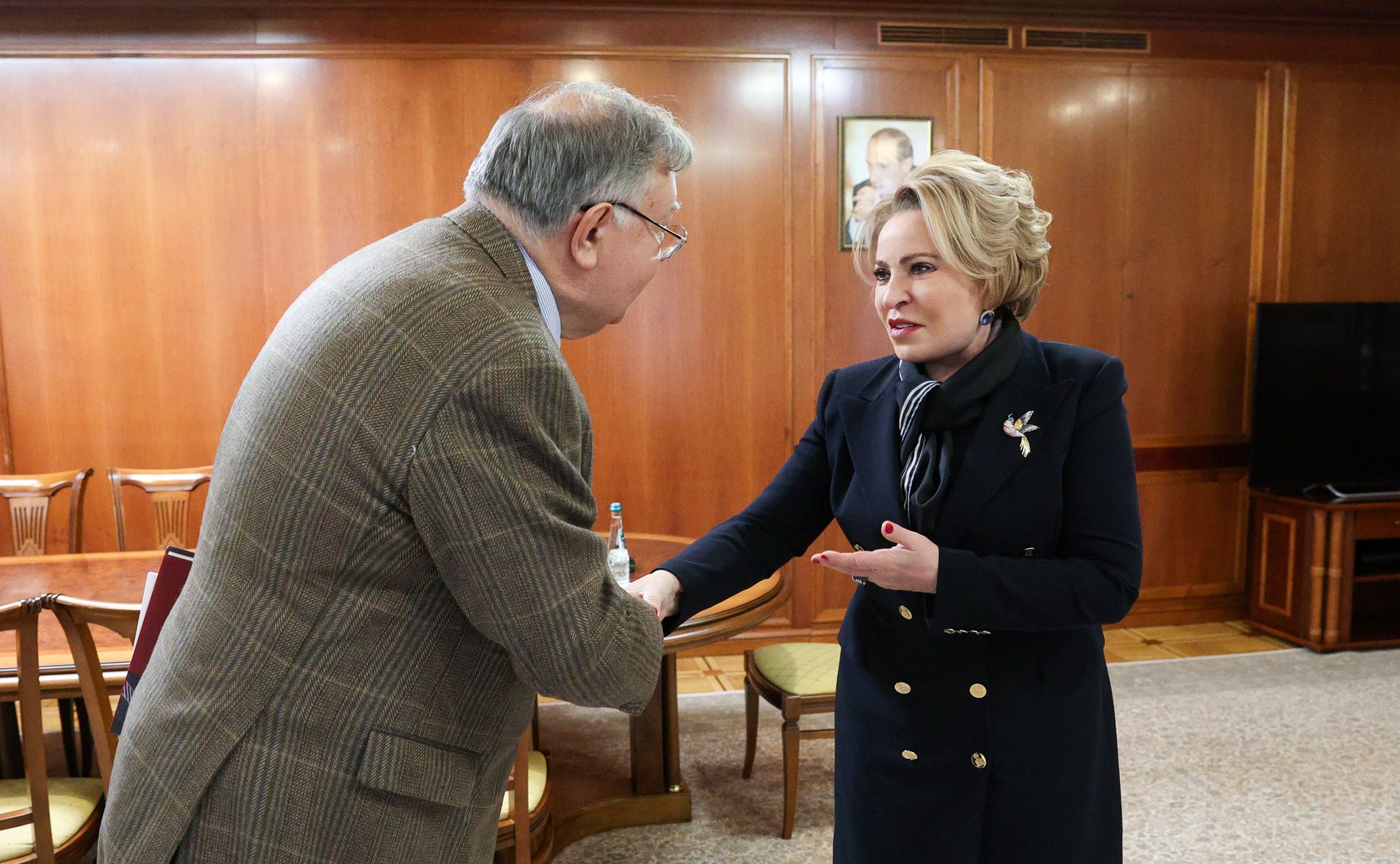 Встреча Председателя Совета Федерации с руководством Федерального архивного агентства Российской Федерации (Росархив)