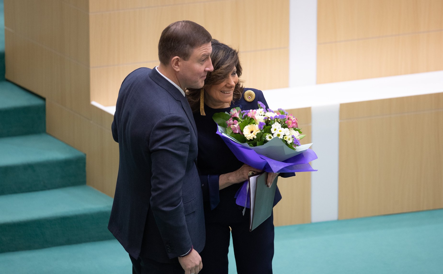 Андрей Турчак и Мария Казеллати