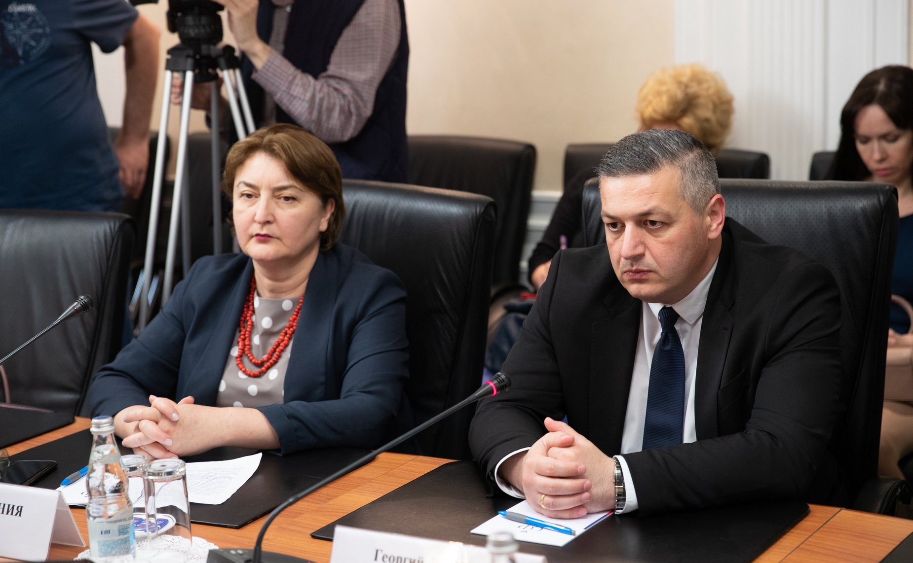 Встреча Константина Косачева с руководителем фракции «Альянс патриотов Грузии» Парламента Грузии Г. Ломия