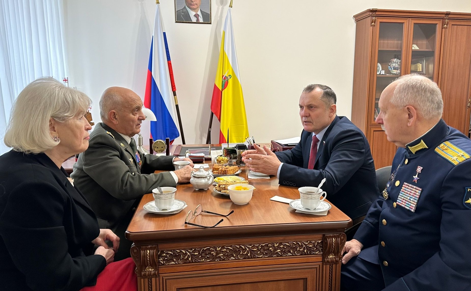 Игорь Мурог провел встречи с активом Рязанской областной ветеранской организации и студентами Военного учебного центра при РГРТУ