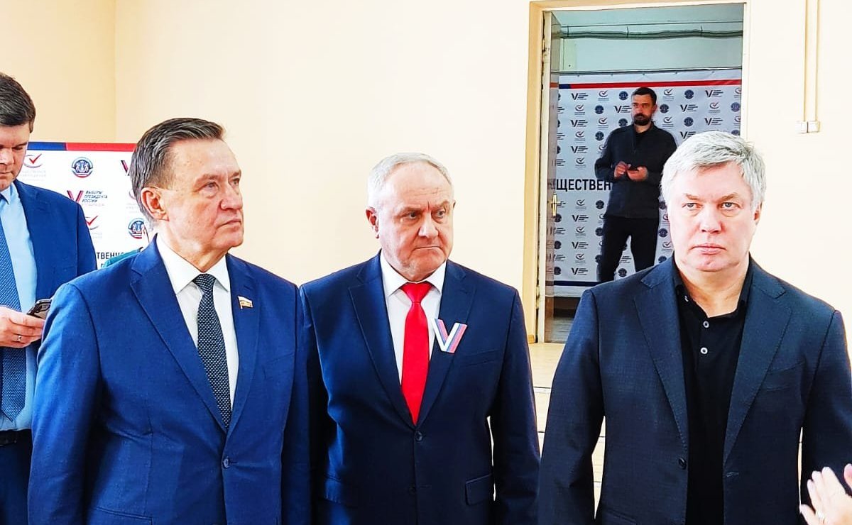 Сергей Рябухин принял участие в голосовании на выборах Президента Российской Федерации в регионе
