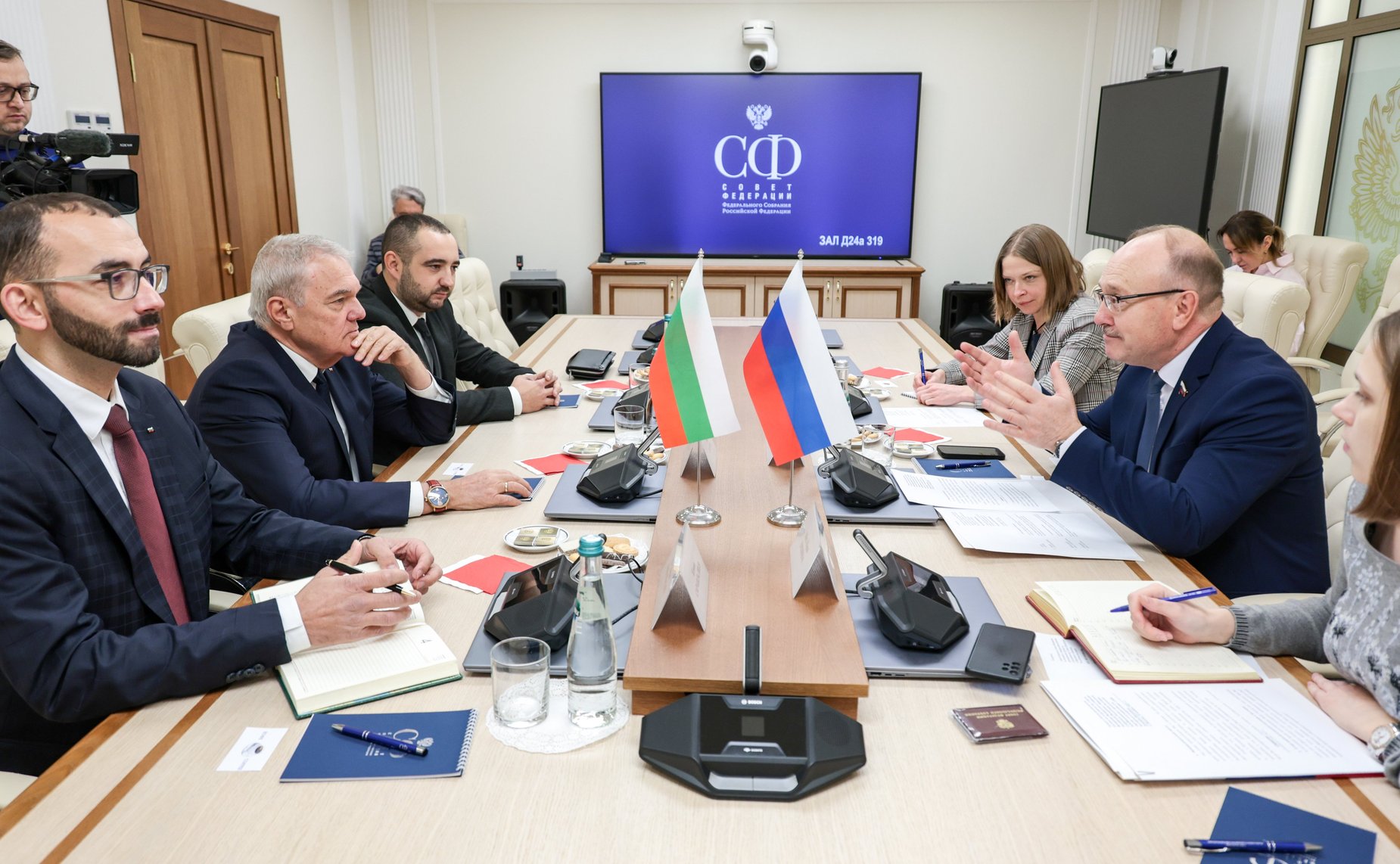 Встреча Василия Иконникова с политическими деятелями Республики Болгария