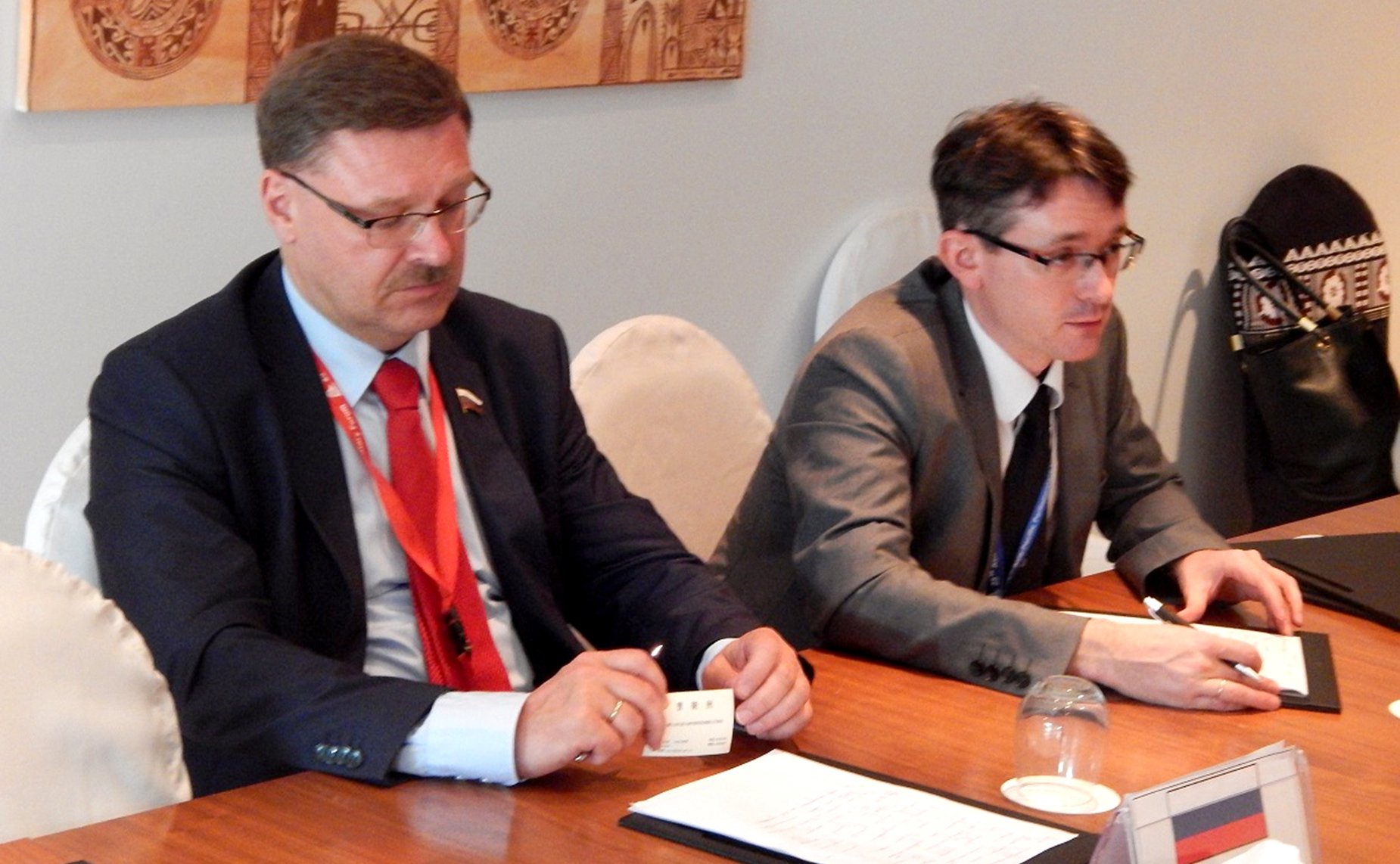 Встреча К. Косачева на полях сессии АТПФ