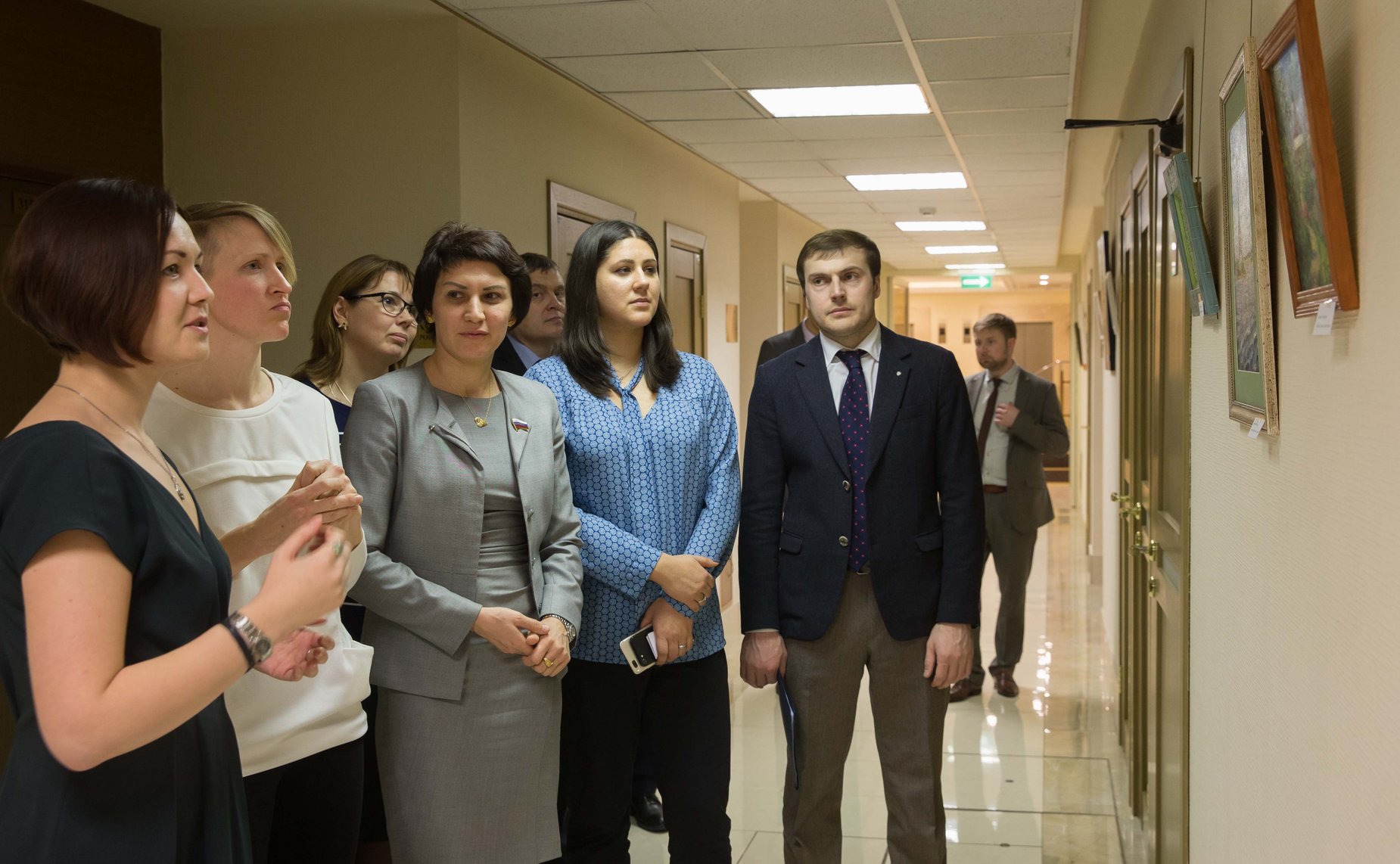 Татьяна Лебедева приняла участие в открытии выставки живописных работ в Совете Федерации