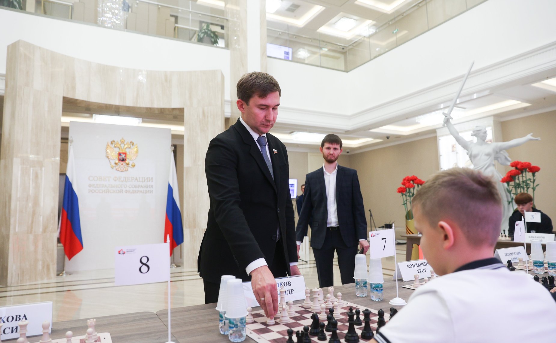 В Совете Федерации состоялся второй шахматный турнир