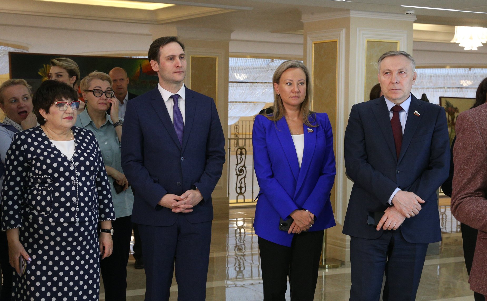 Открытие в Совете Федерации выставки «Российский Красный Крест. 155 лет на службе милосердия»