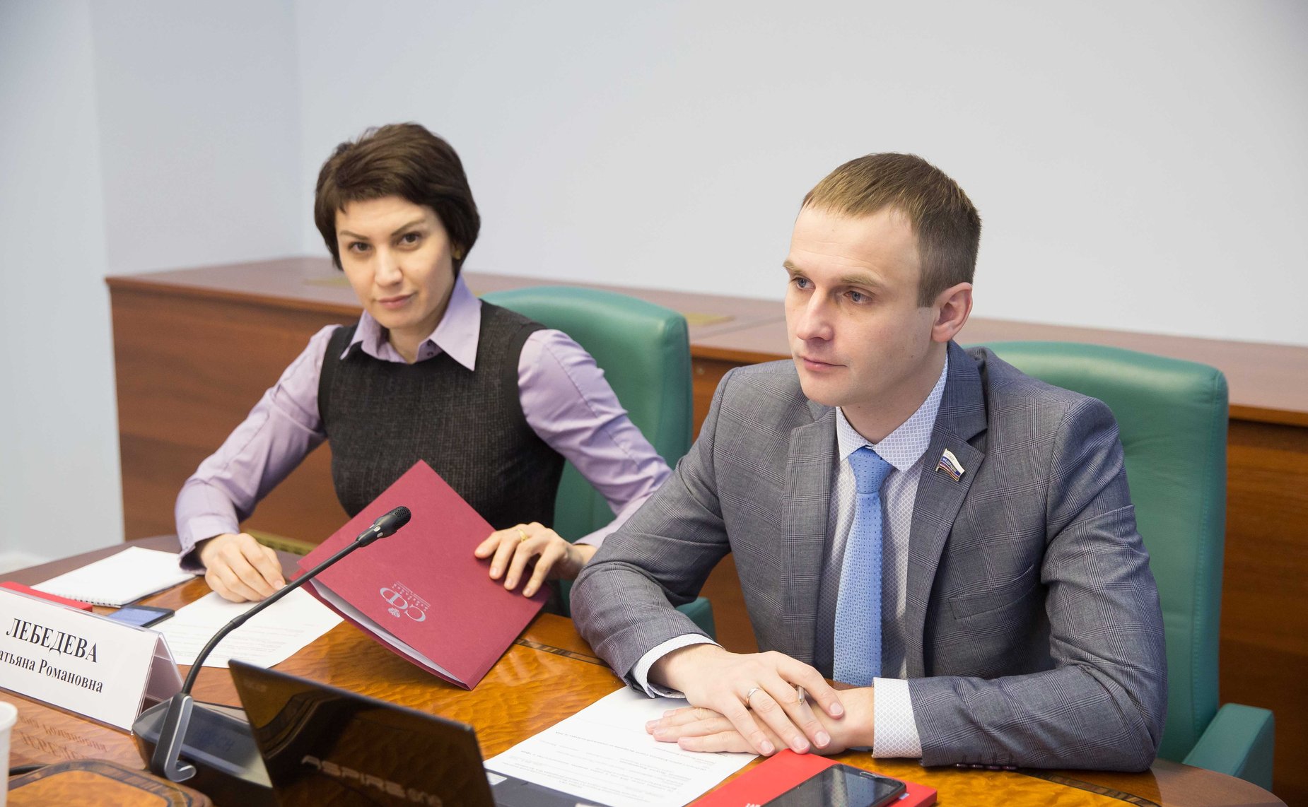 Татьяна Лебедева и Сергей Леонов