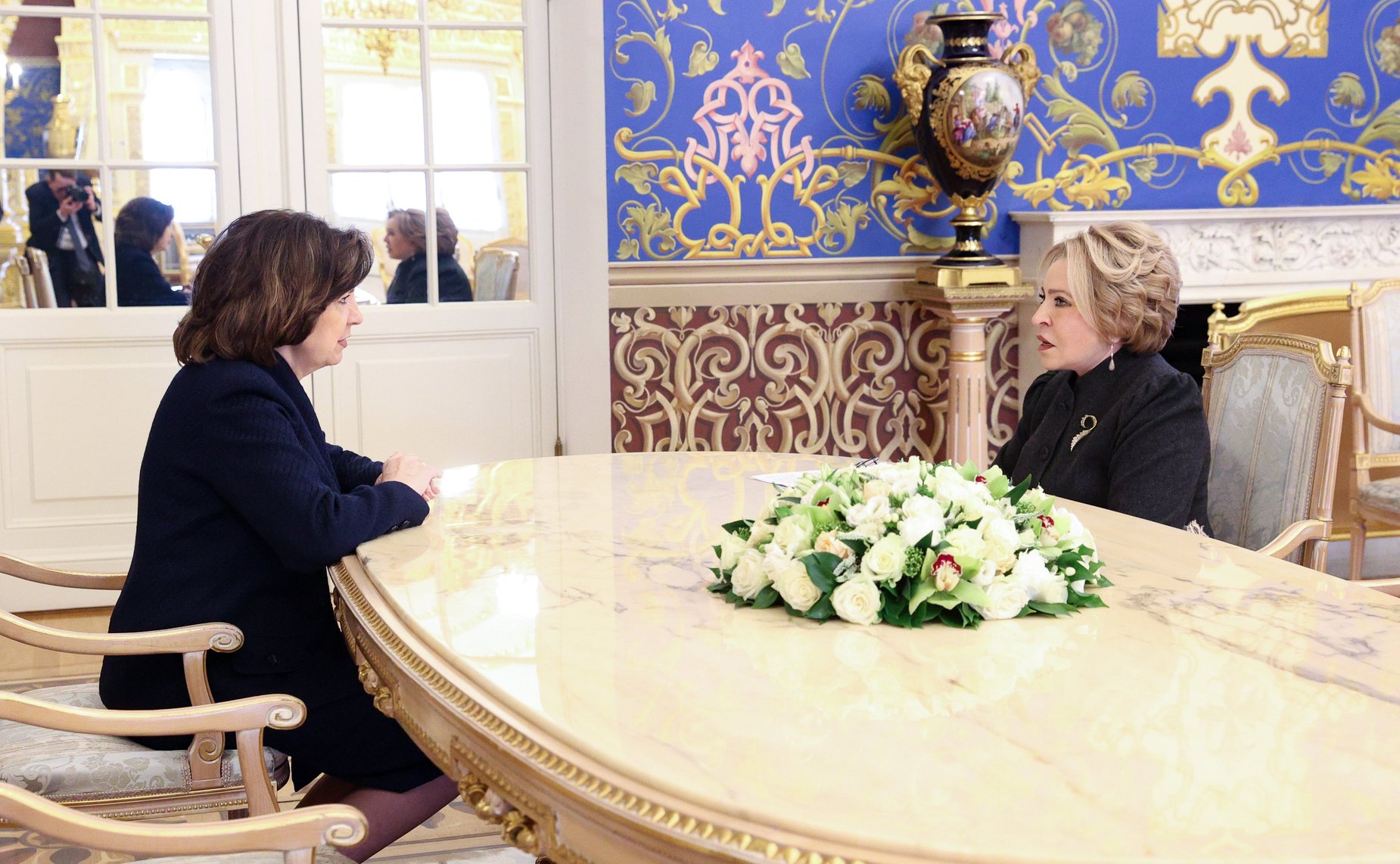 Валентина Матвиенко и Наталья Кочанова обсудили участие парламентариев в реализации повестки Союзного государства