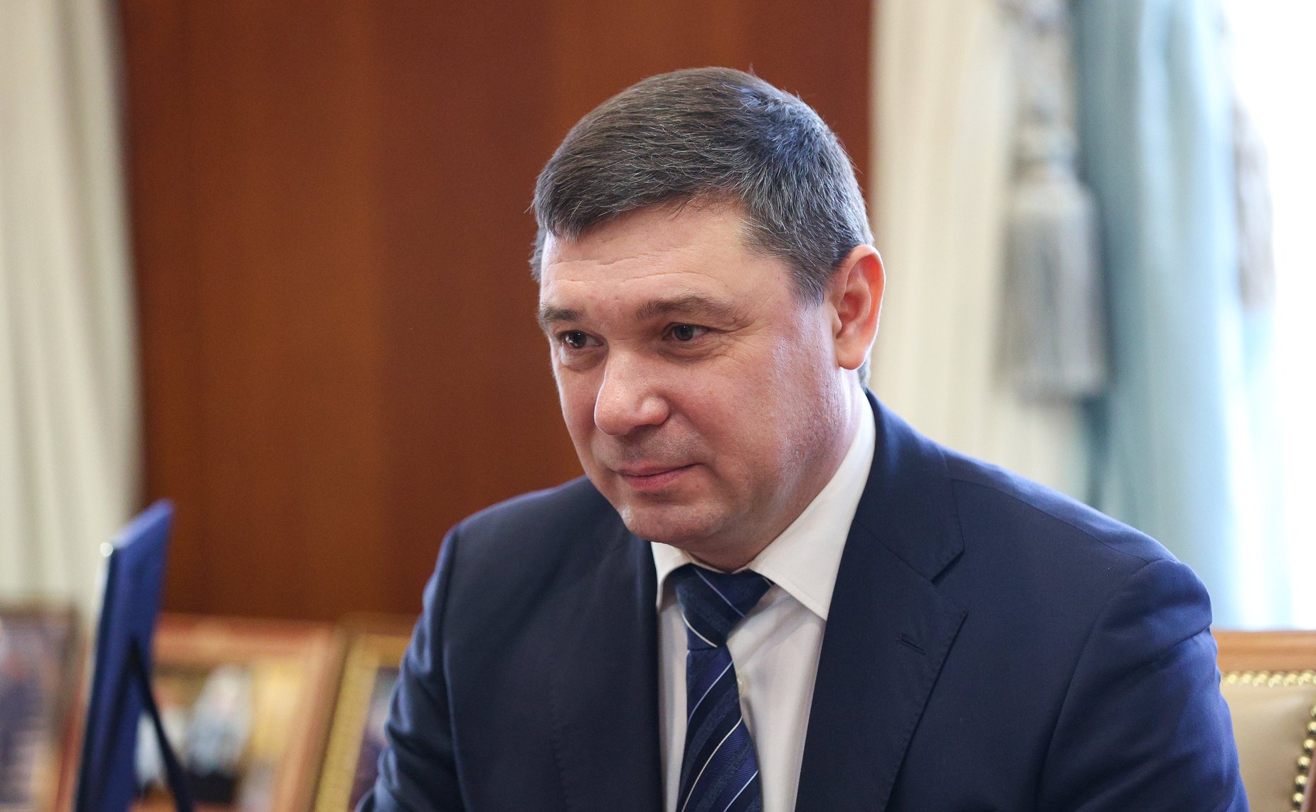 Встреча Председателя Совета Федерации Валентины Матвиенко с главой Тамбовской области Евгением Первышовым