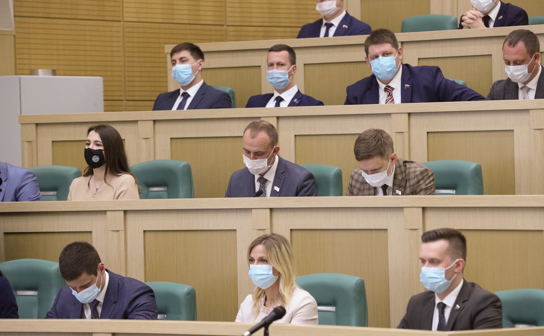 Заседание Палаты молодых законодателей при Совете Федерации