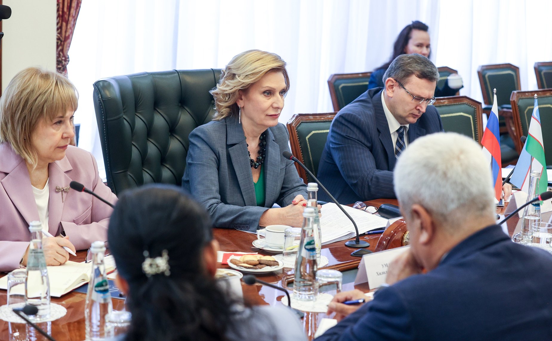 Встреча заместителя Председателя Совета Федерации Инны Святенко с Министром дошкольного и школьного образования Республики Узбекистан Хилолой Умаровой