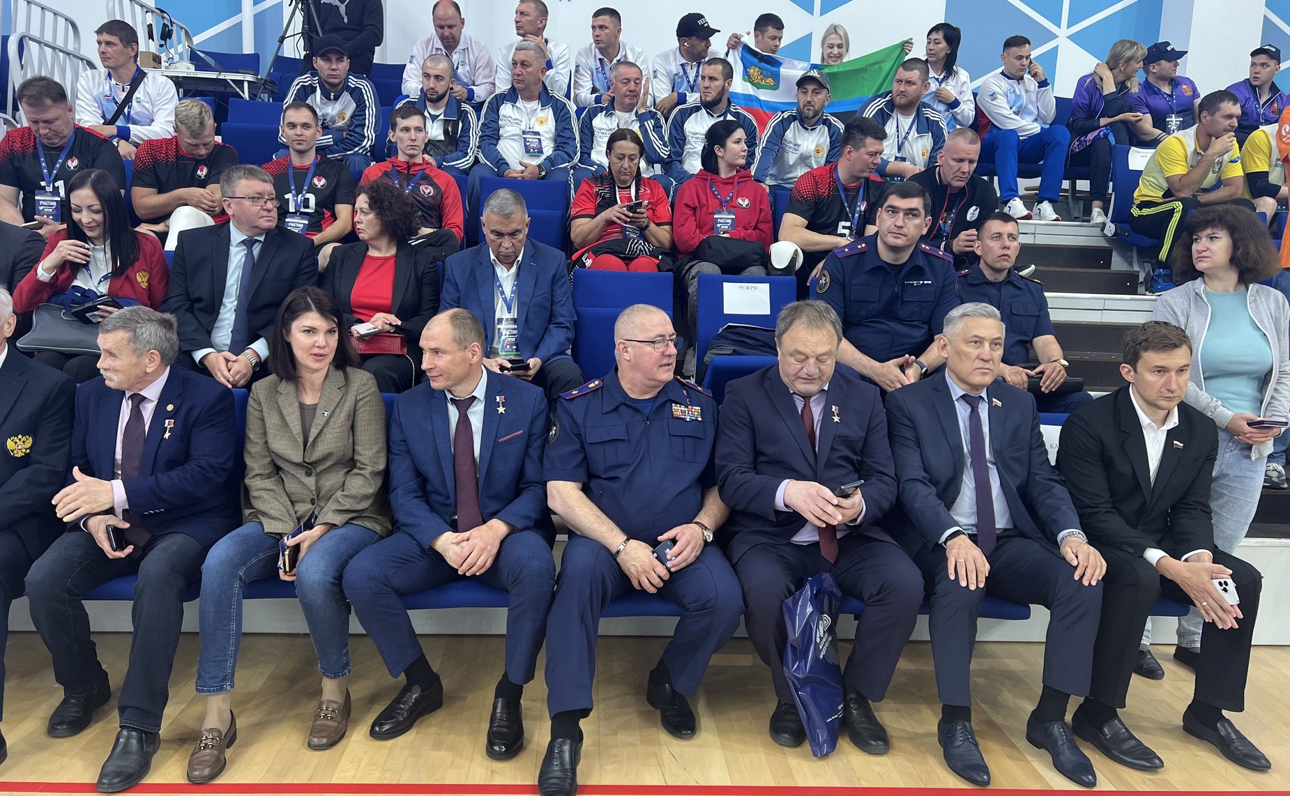 Юрий Валяев принял участие в торжественной церемонии открытия Всероссийских соревнований среди ветеранов СВО «Кубок по волейболу сидя «Герои нашего времени»
