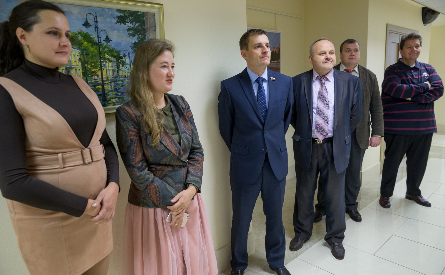 Открытие выставки петербургских художников «Петербург — Москва»