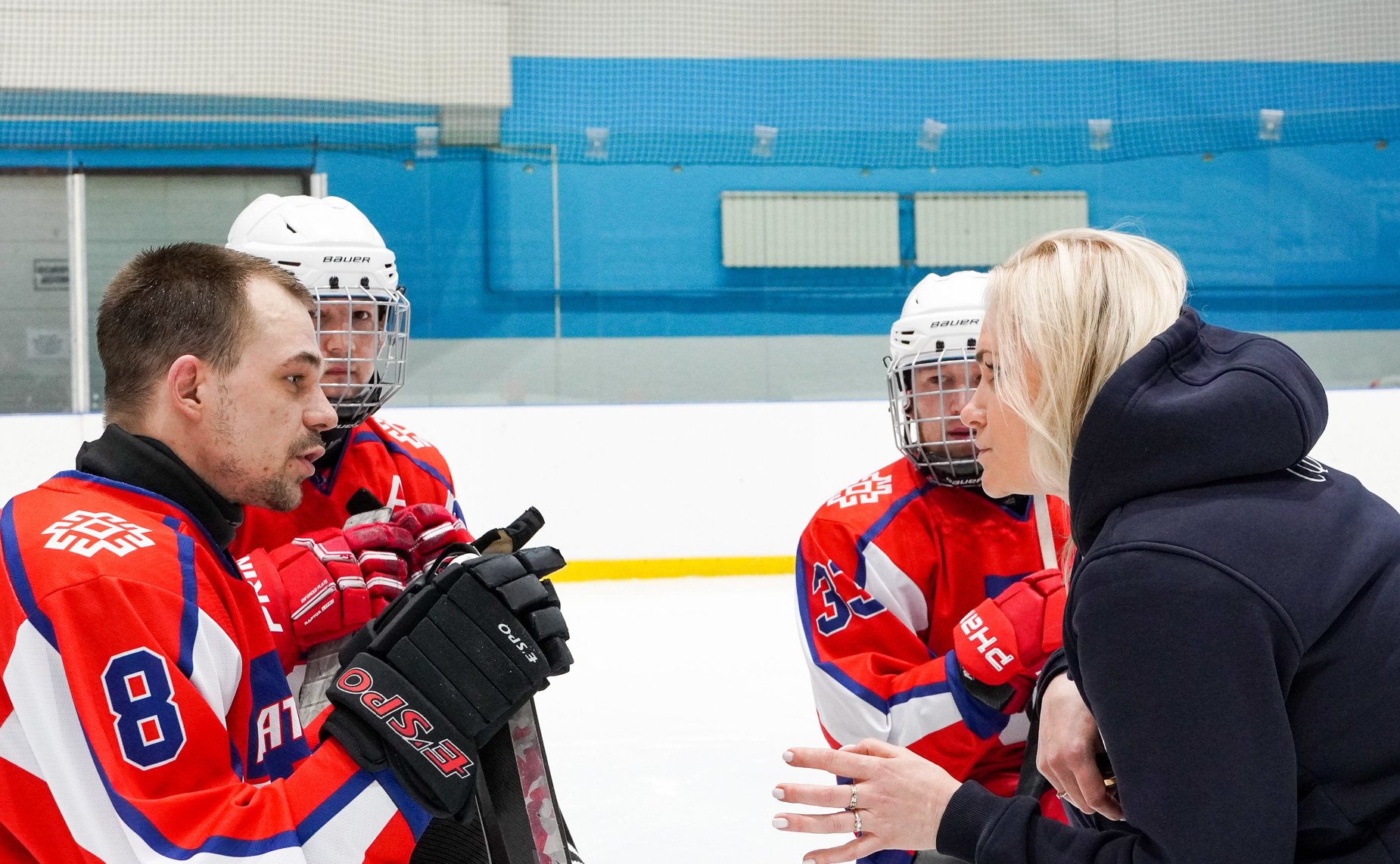 Сенаторы посетили Ледовый дворец Марий Эл