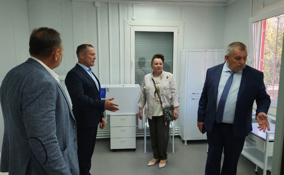 Игорь Мурог принял участие в торжественном открытии нового фельдшерско-акушерского пункта в селе Турово Ряжского округа