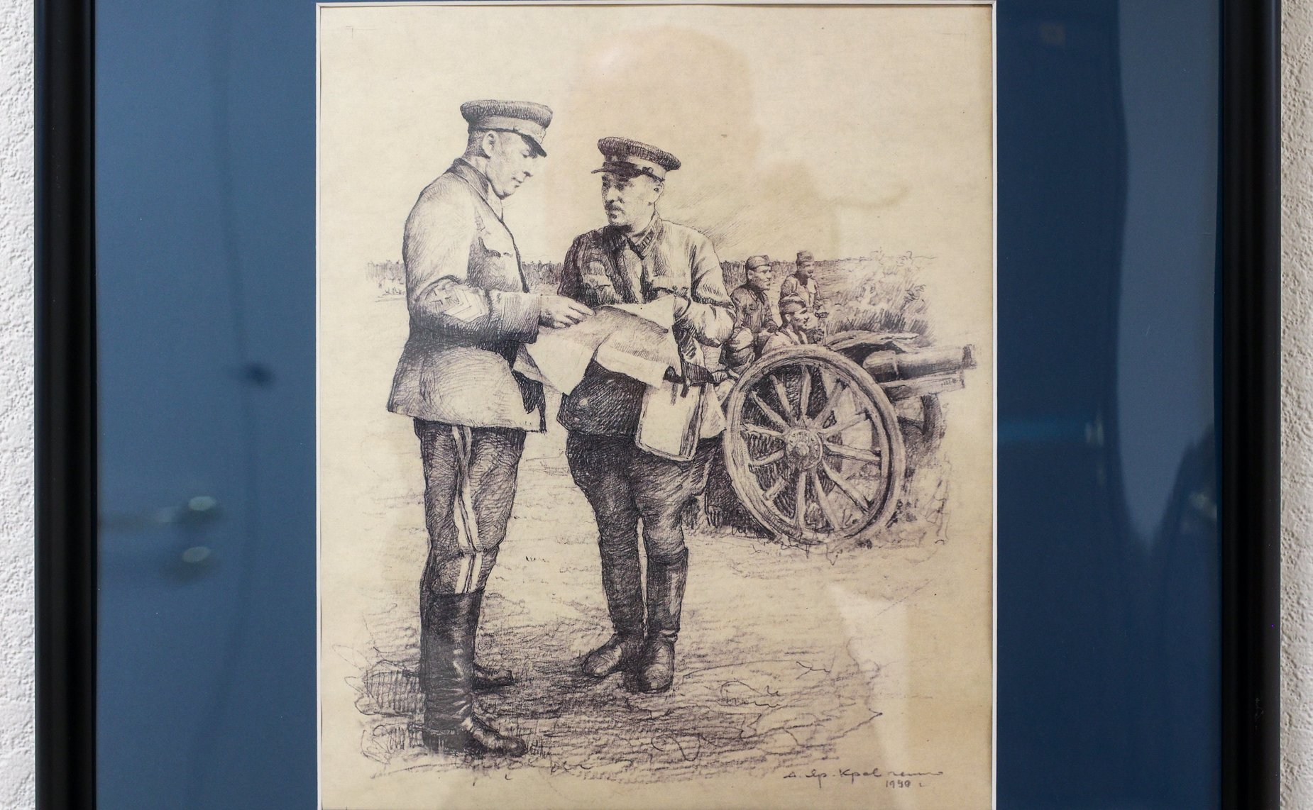 В Совете Федерации состоялось открытие выставки графических работ Яр-Кравченко «Лётчики — защитники в годы ВОВ»