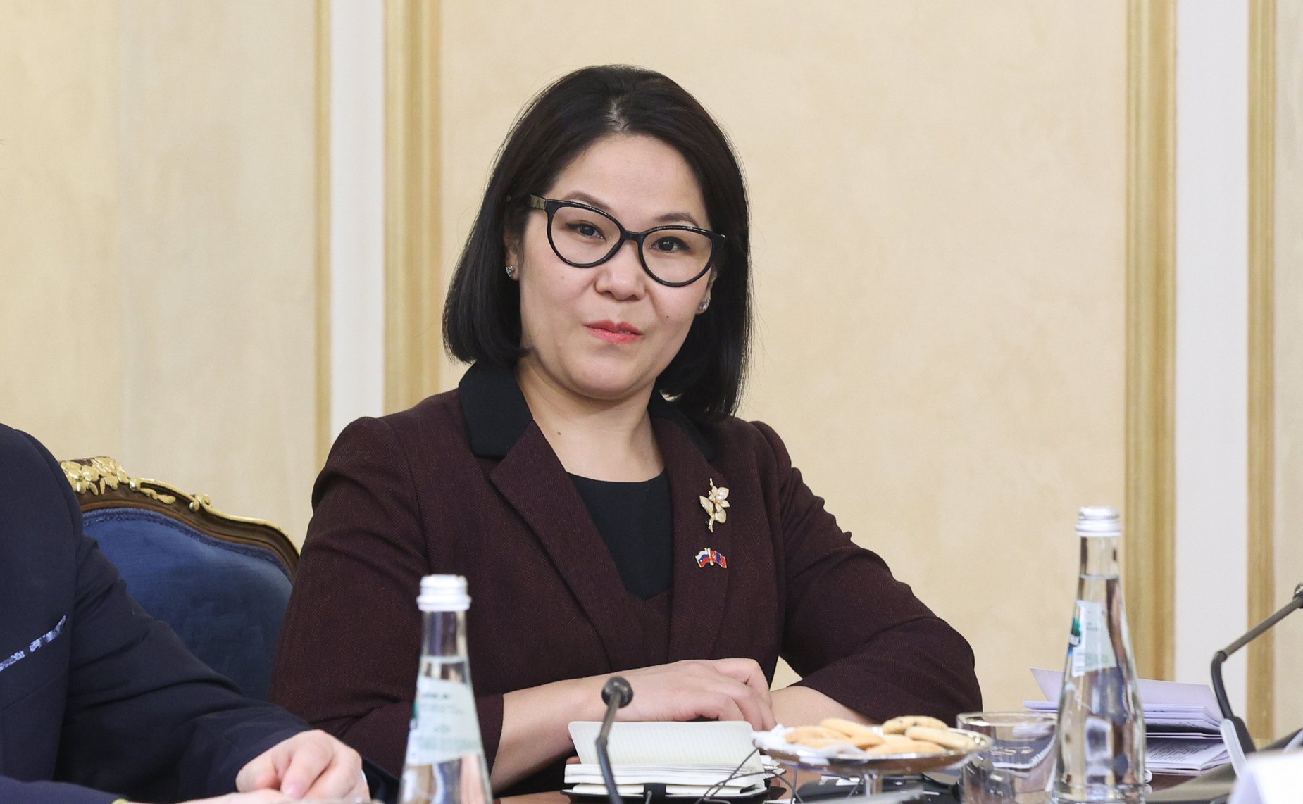 Валентина Матвиенко провела встречу с Председателем Великого Государственного Хурала Монголии Ням-Осорын Учралом