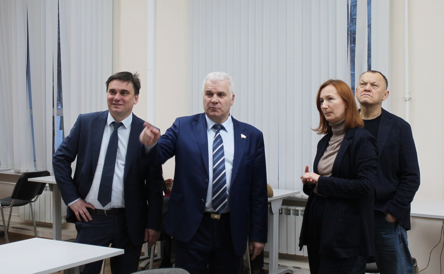 Сергей Мартынов встретился с руководителями и учениками Шахматной школы Сергея Карякина в Йошкар-Оле