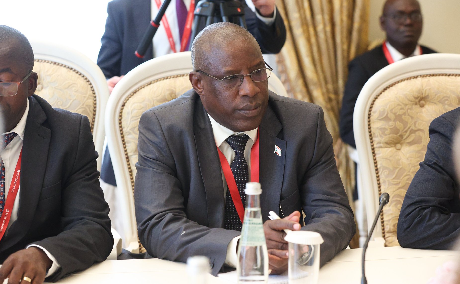 Встреча Валентины Матвиенко с Председателем Сената Республики Бурунди Эммануэлем Синзохагерой