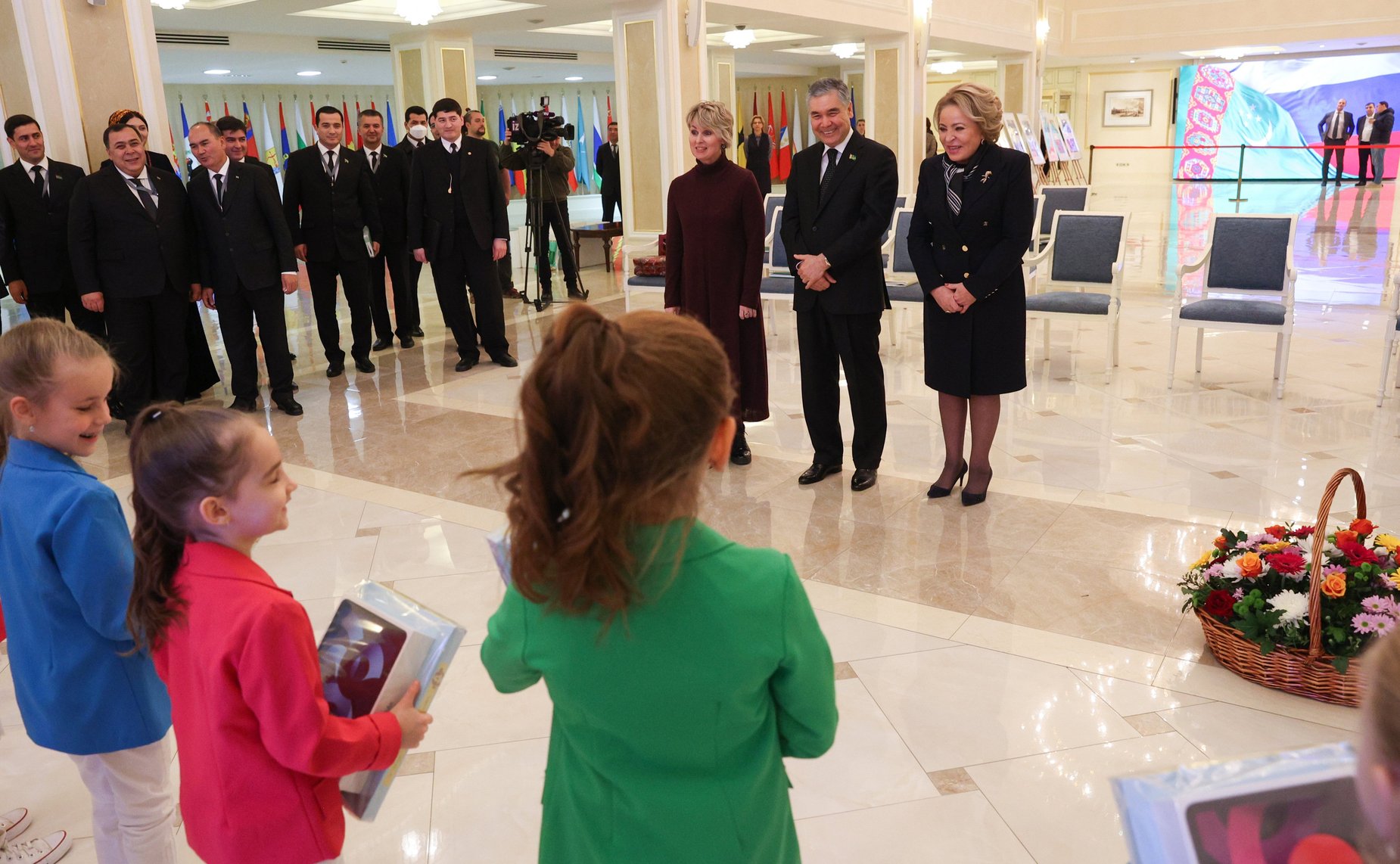 Концерт в Совете Федерации участников детского ансамбля «Домисолька»