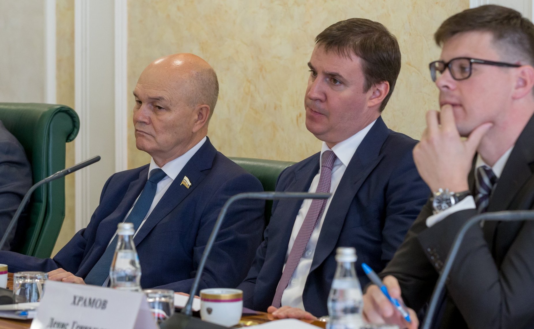 Встреча первого заместителя Председателя СФ Н. Федорова с заместителем Председателя Правительства РФ А. Гордеевым и Министром сельского хозяйства РФ Д. Патрушевым