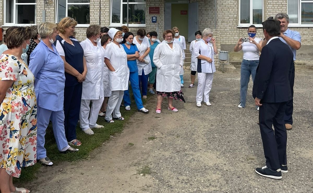 Максим Кавджарадзе посетил с рабочей поездкой Воловский муниципальный район