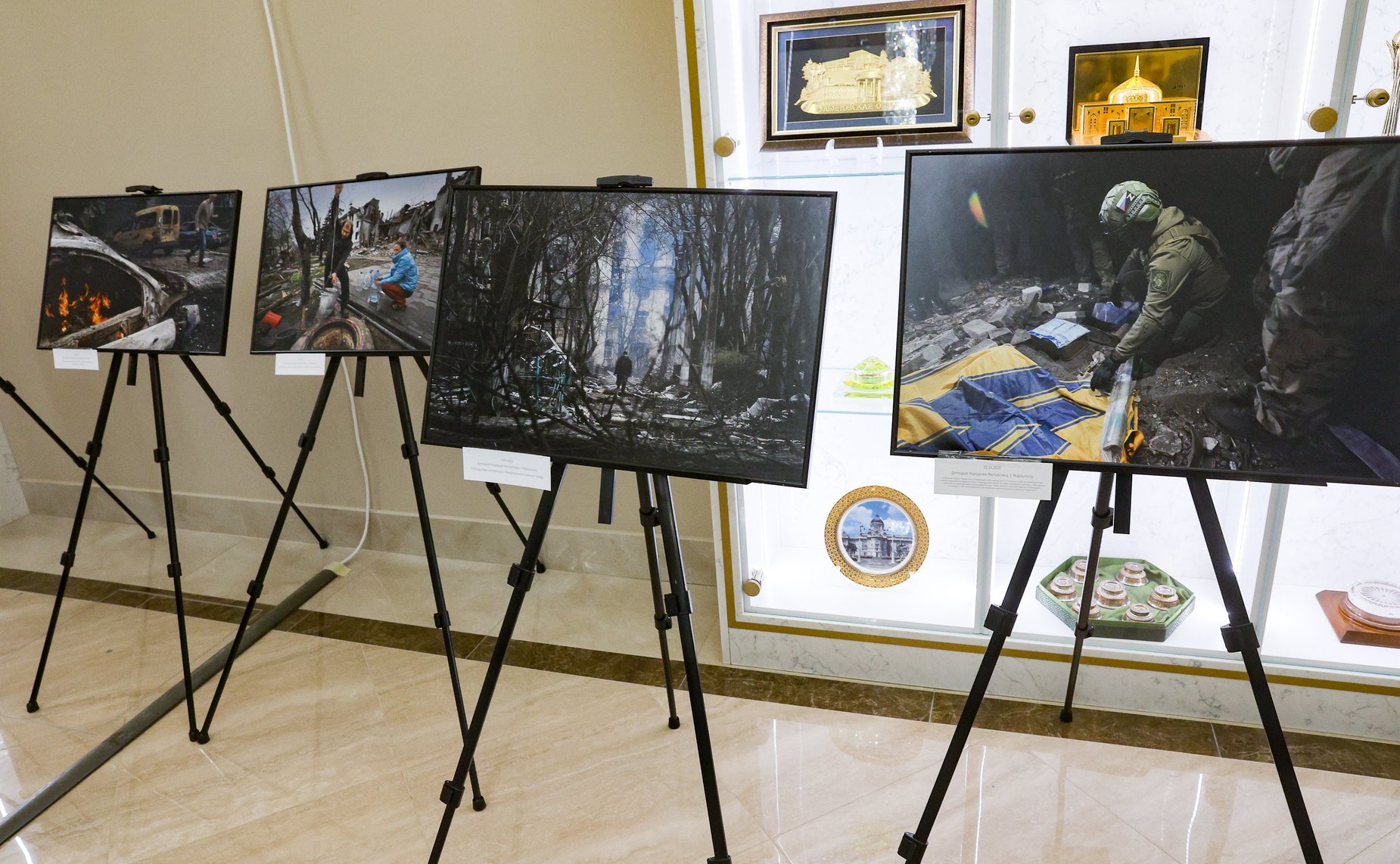 Открытие фотовыставки «Следственный комитет России сегодня» (в зоне проведения СВО)