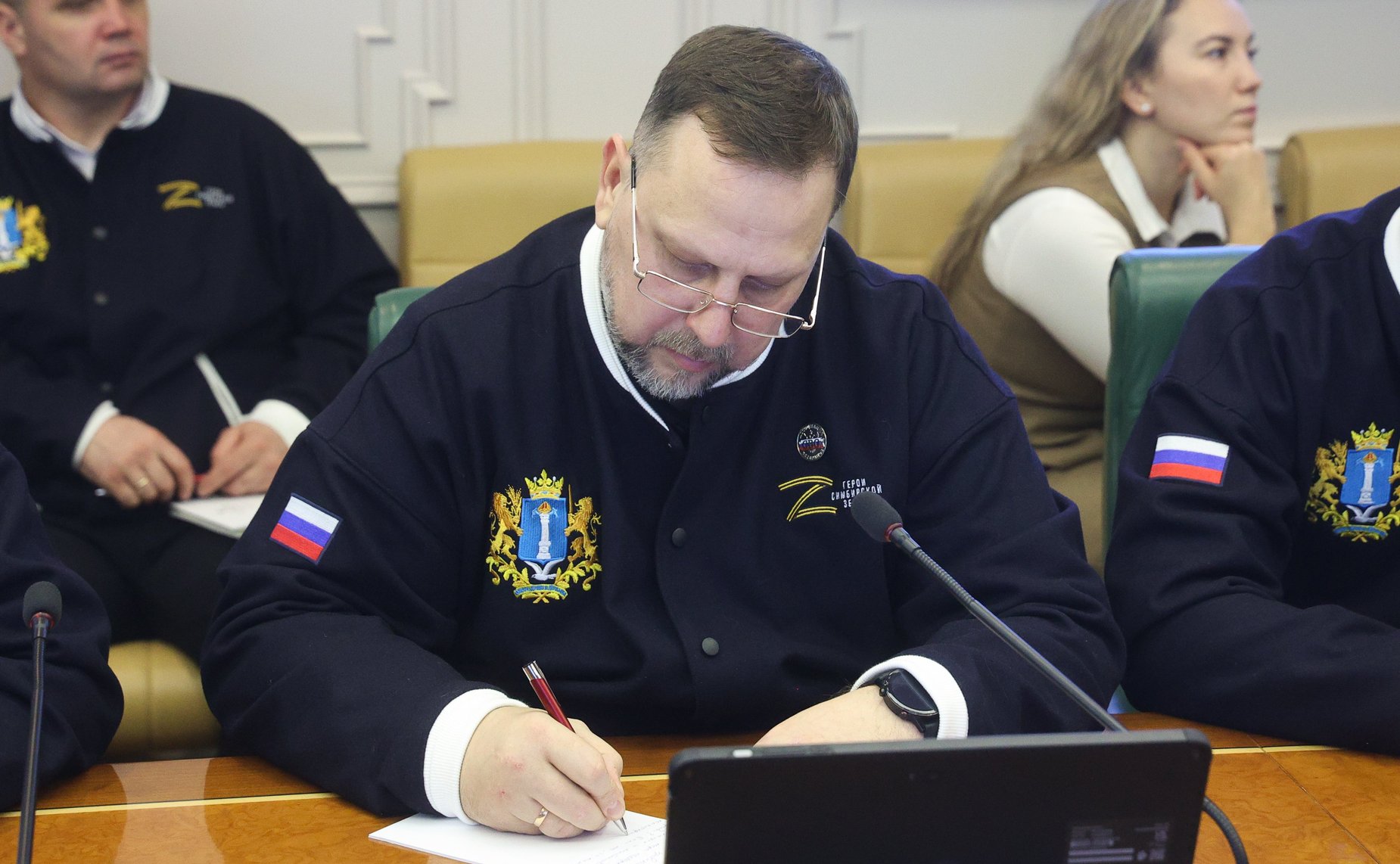 Встреча сенаторов Сергея Рябухина и Алексея Кондратьева с участниками программы «Герои Симбирской земли»