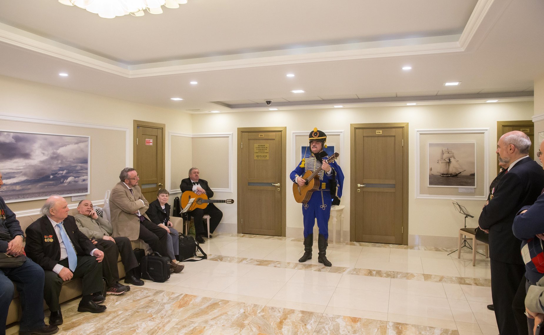 Открытие в Совете Федерации выставки «На чреде высокой», посвященной творчеству поэта В. Жуковского