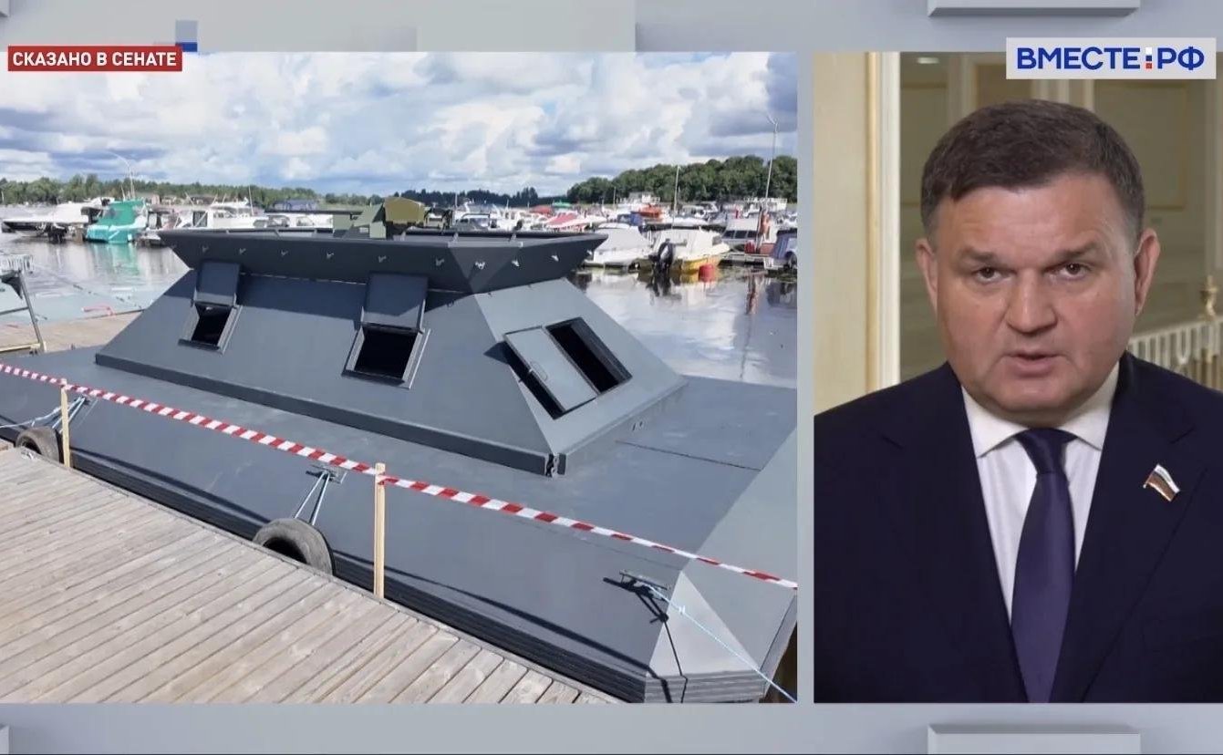 Сергей Перминов ответил на вопросы телеканала «Вместе-РФ» о разработанном в регионе прототипе плавучей платформы «Плот-47»