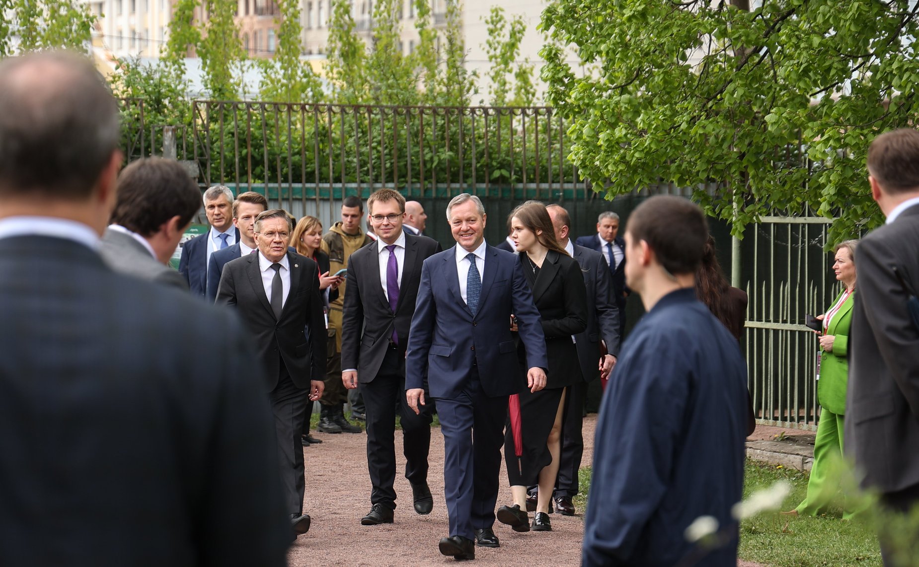Церемония высадки деревьев в рамках проведения международной эколого-патриотической акции «Сад памяти», приуроченной к году Защитника Отечества