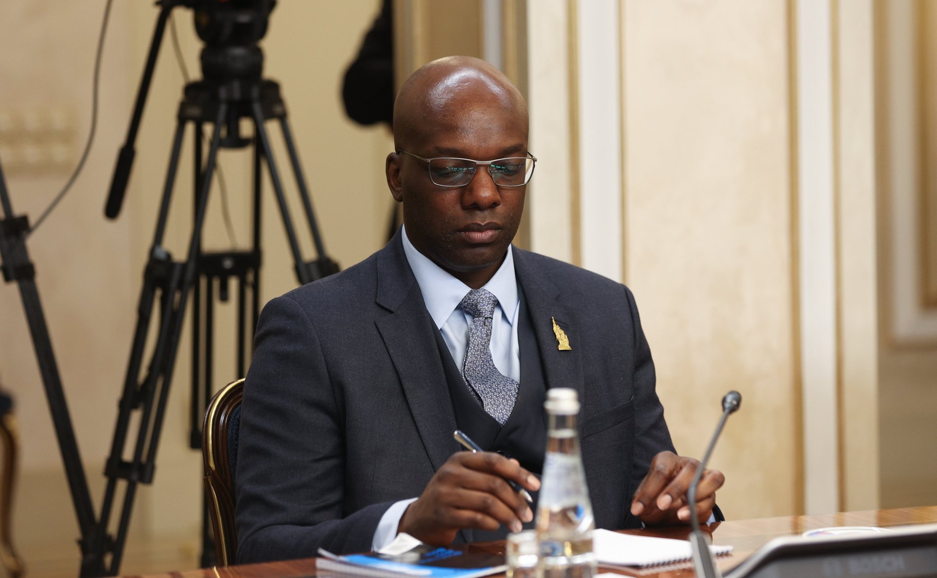 Встреча Председателя Совета Федерации Валентины Матвиенко с Председателем Национального собрания Парламента Республики Зимбабве Джейкобом Мудендой