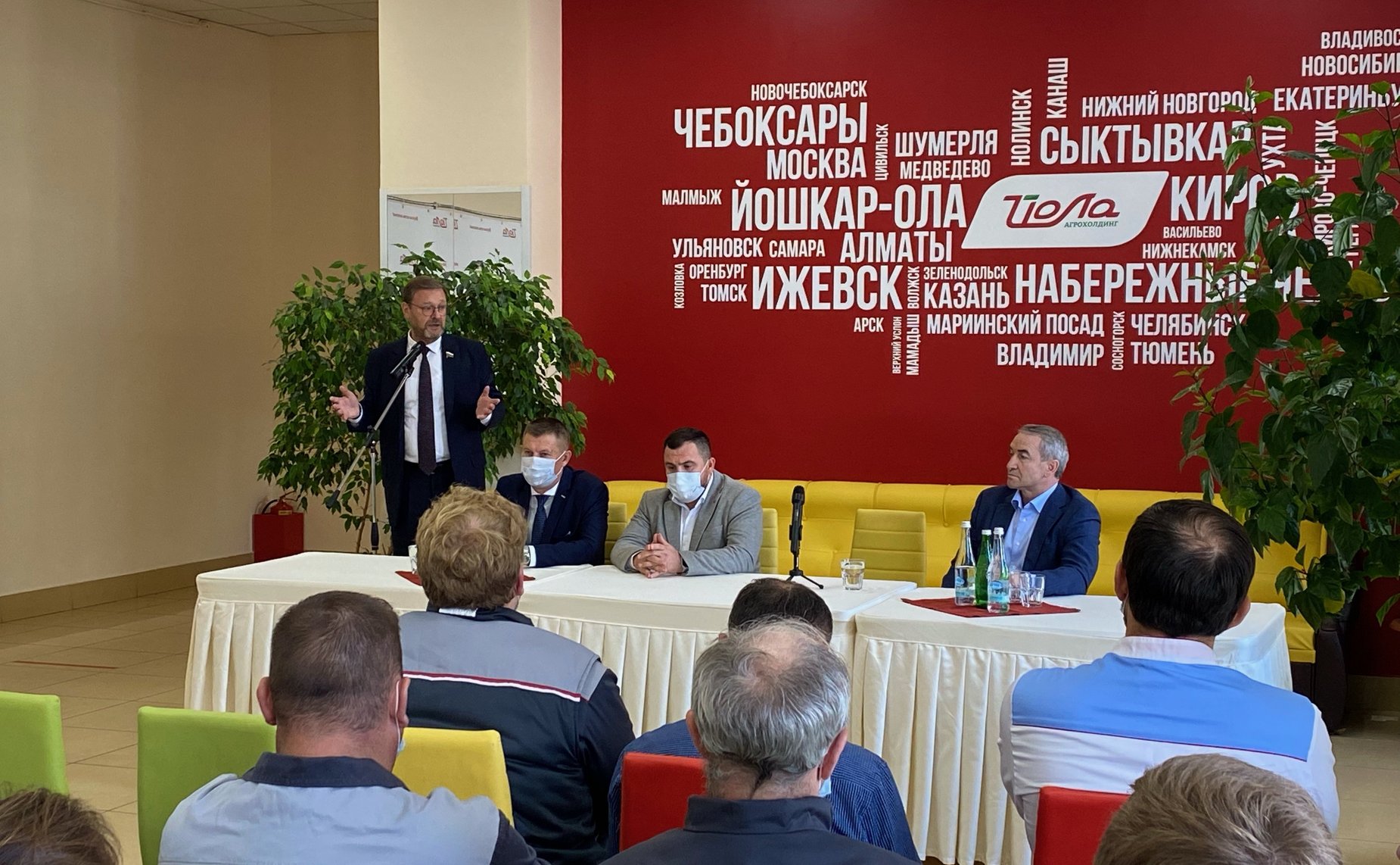 Константин Косачев в ходе работы в регионе посетил крупнейшее мясоперерабатывающее предприятие Республики Марий Эл