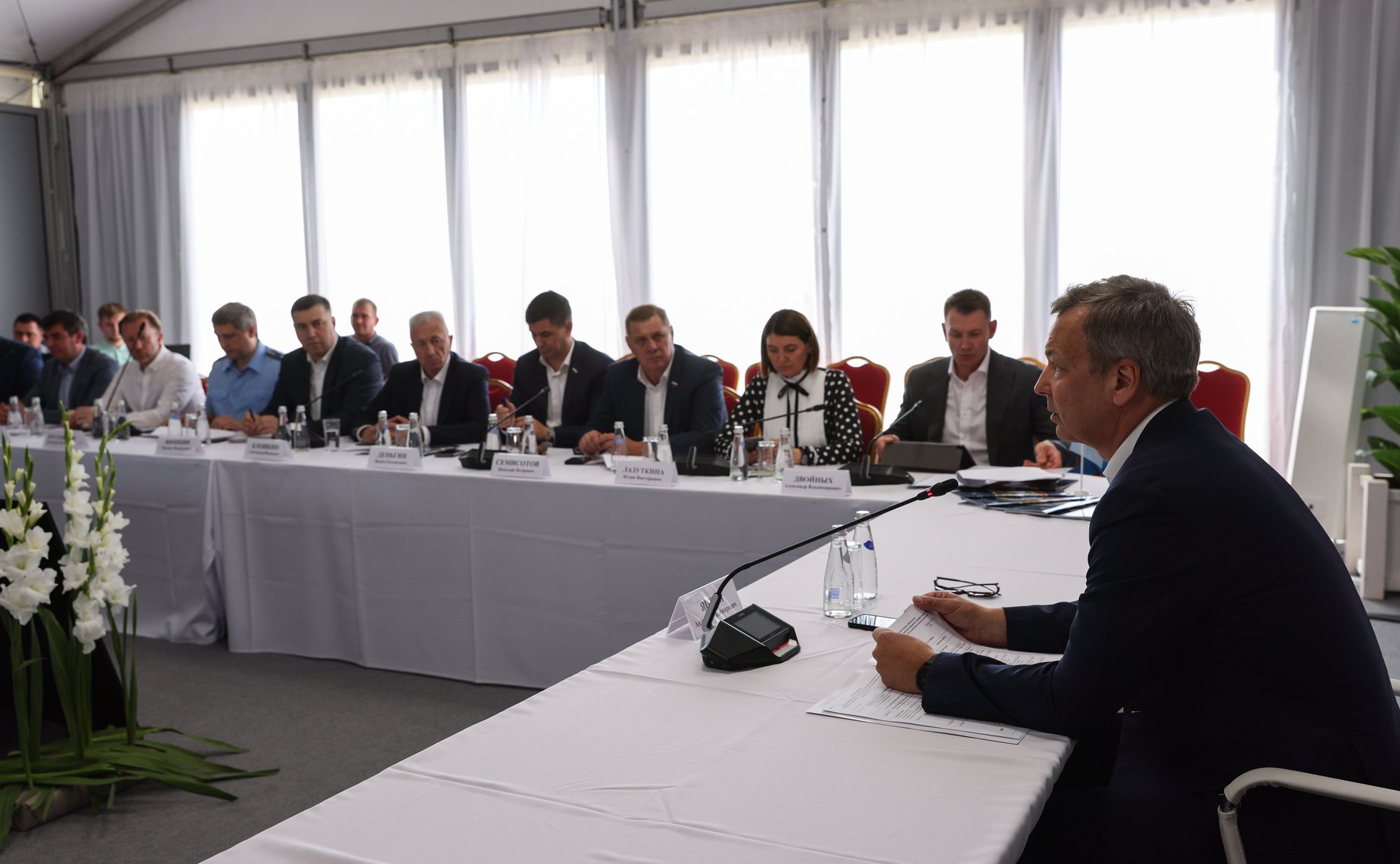 Андрей Яцкин в ходе поездки в Ростовскую область обсудил вопросы развития инфраструктуры города Таганрога и оздоровления водохозяйственного комплекса реки Дон