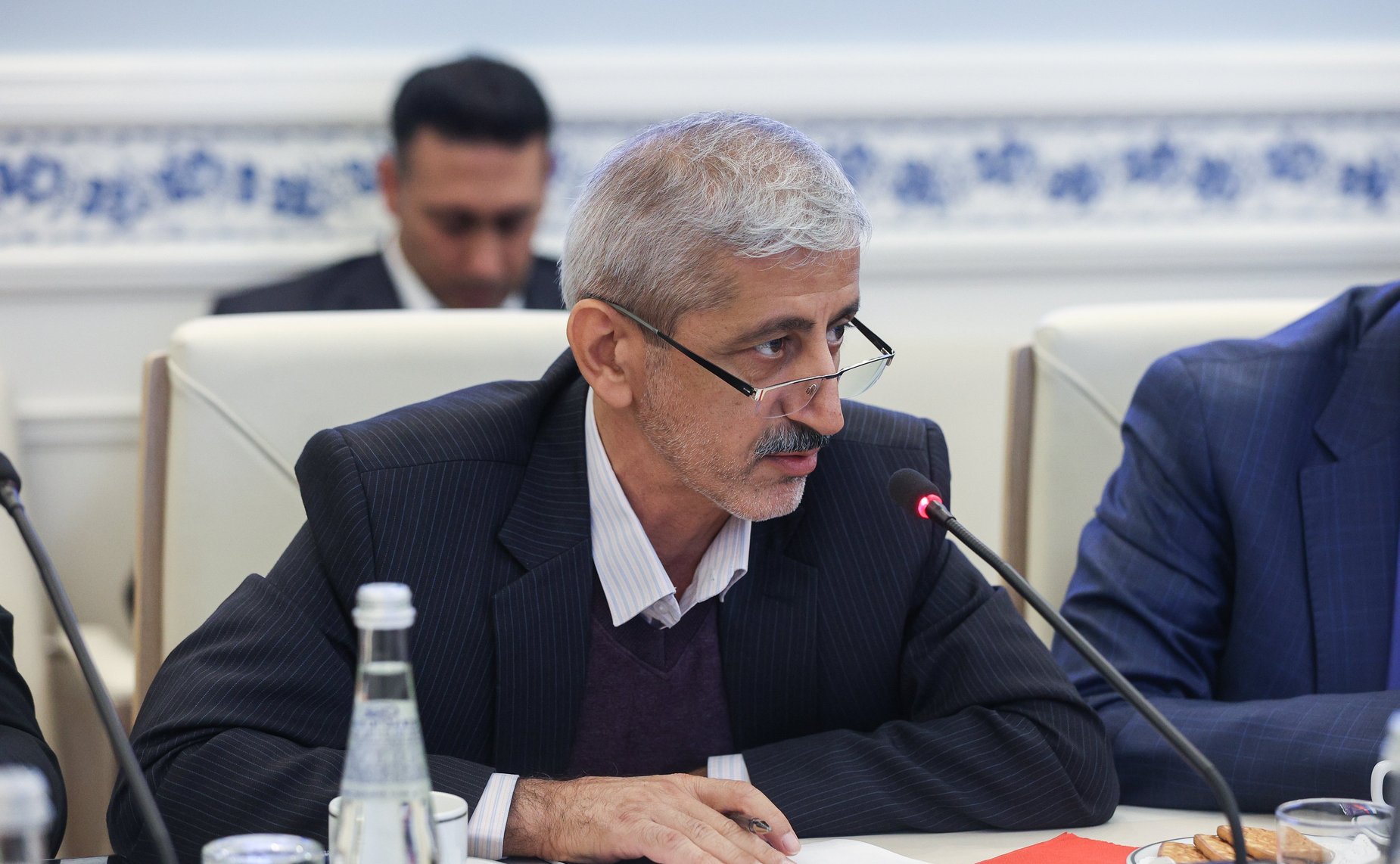 Встреча Дмитрия Василенко с председателем межпарламентской группы дружбы, членом Комиссии Собрания Исламского Совета ИРИ по национальной безопасности и внешней политике Эбрахимом Резаи