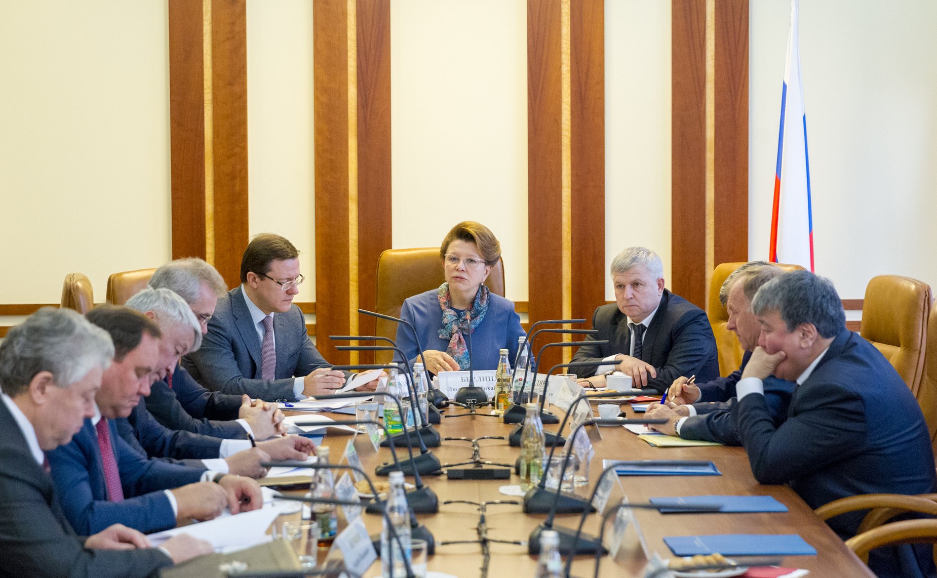 Л. Берлина Заседание Комиссии Совета законодателей по делам Федерации, региональной политике и местному самоуправлению