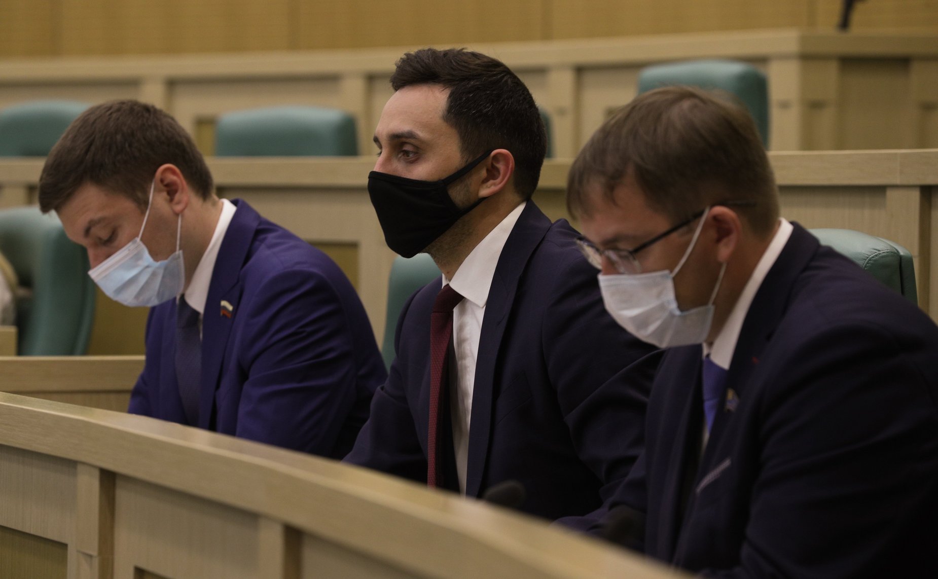 Заседание Палаты молодых законодателей при Совете Федерации