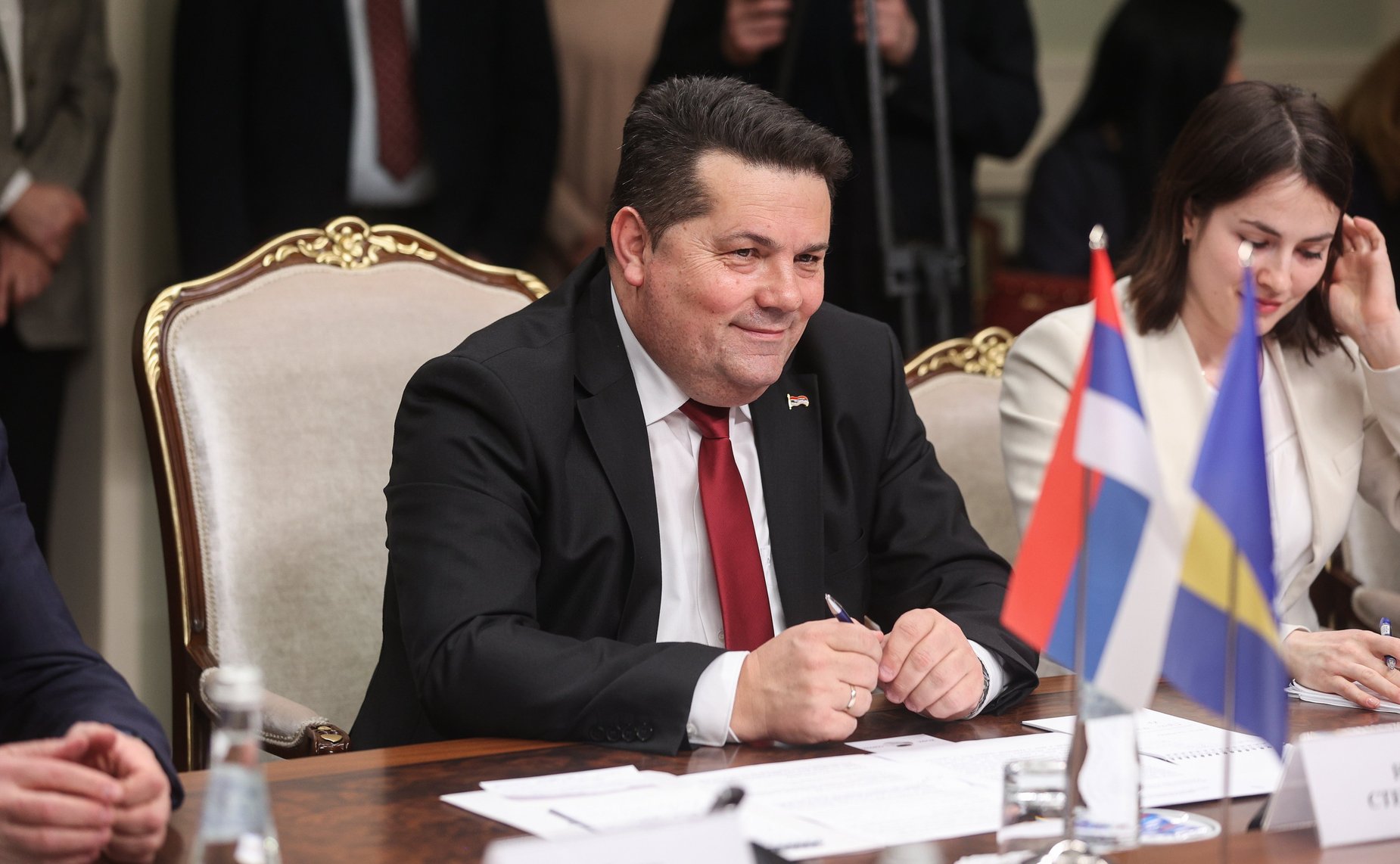 Константин Косачев провел встречу с Председателем Народной скупщины Республики Сербской (Босния и Герцеговина) Ненадом Стевандичем