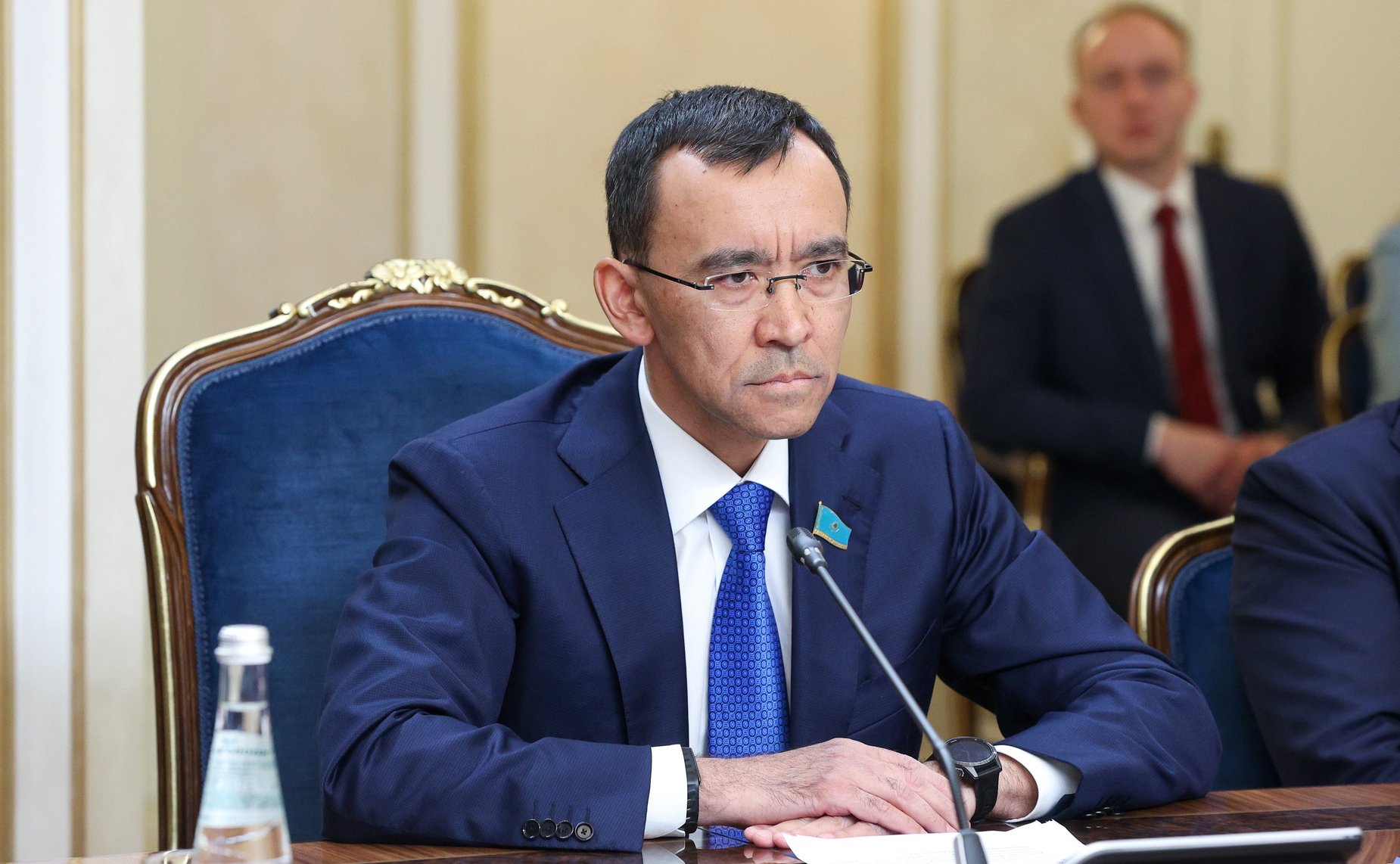 Встреча Председателя Совета Федерации Валентины Матвиенко с Председателем Сената Парламента Республики Казахстан Мауленом Ашимбаевым